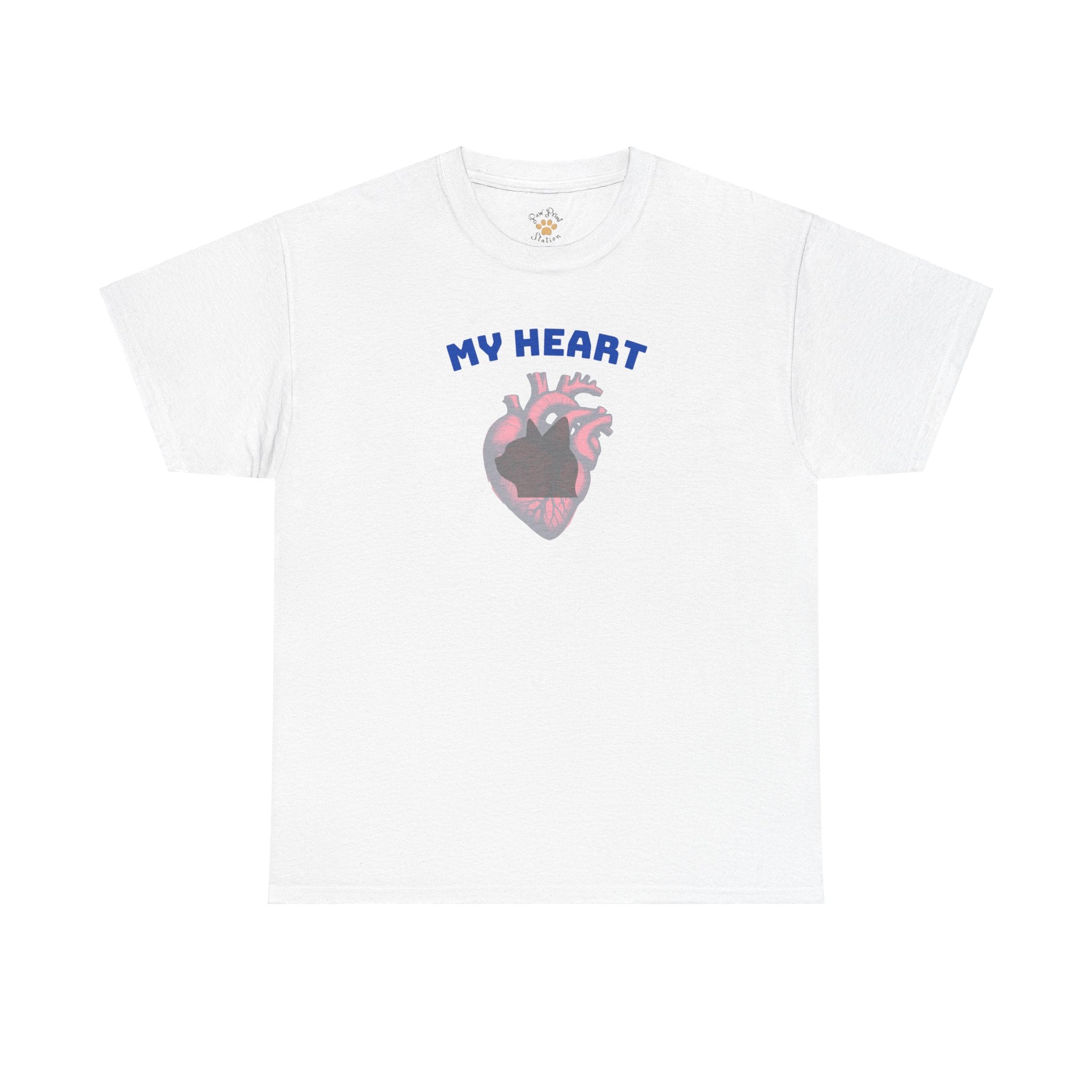 "My Heart - Cat" Cotton Tee