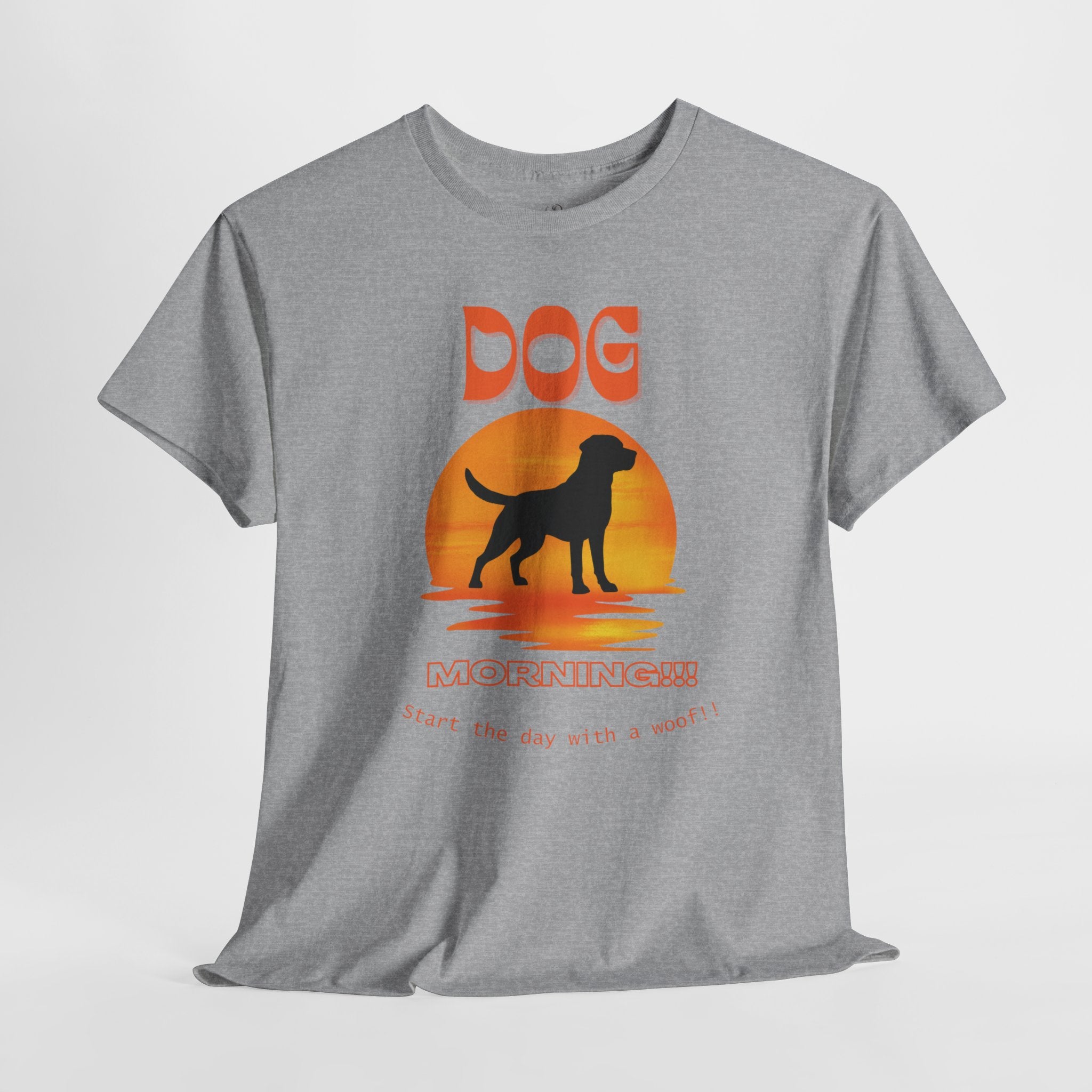 Unisex - Morning Woof Dog T-Shirt