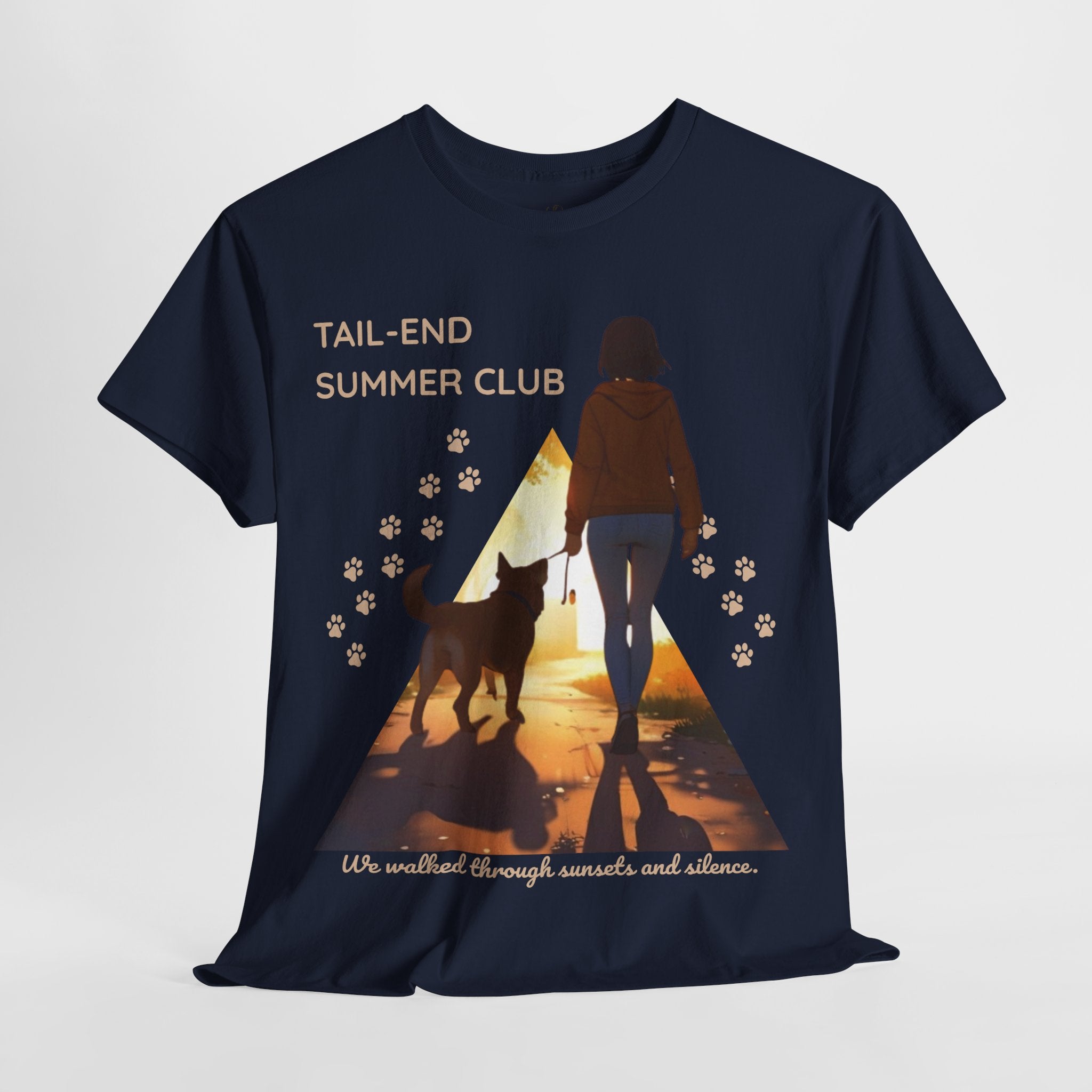 Women's “Tail-End Summer Club” Pet Parent T-Shirt – Sentimental Dog Lover Tee