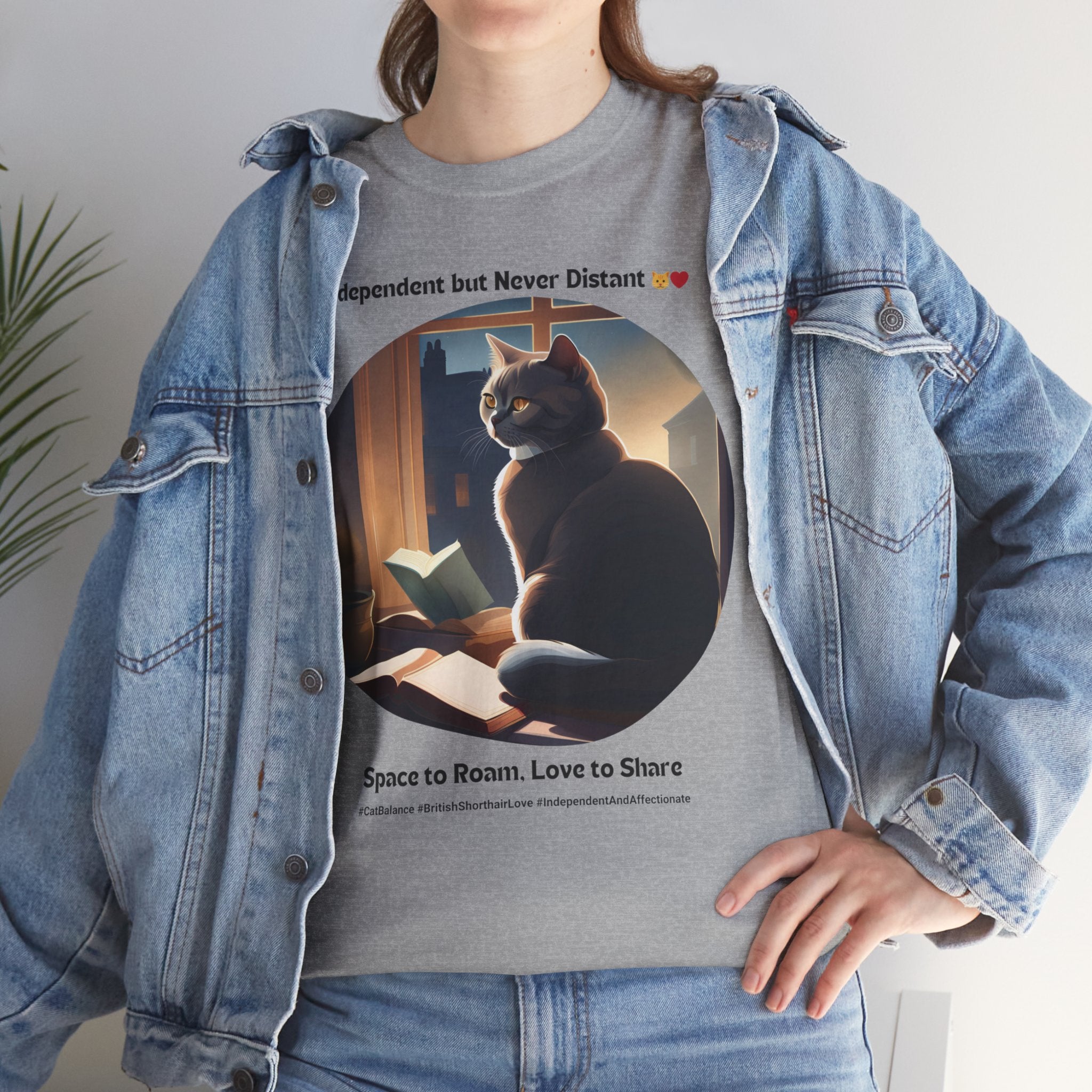 Unisex - Space to Roam, Love to Share: British Shorthair T-Shirt