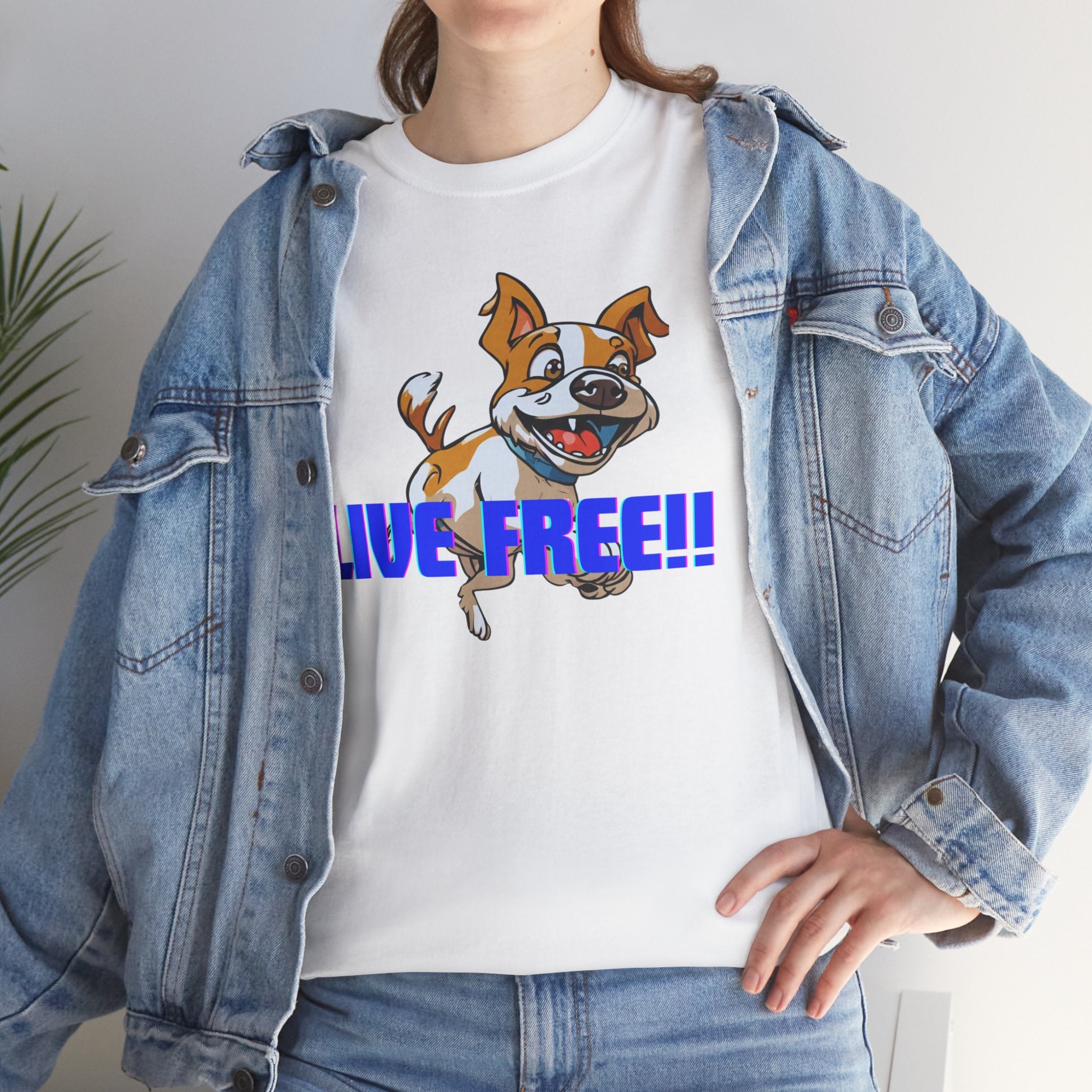 Unisex - Live Free with Your Furry Best Friend