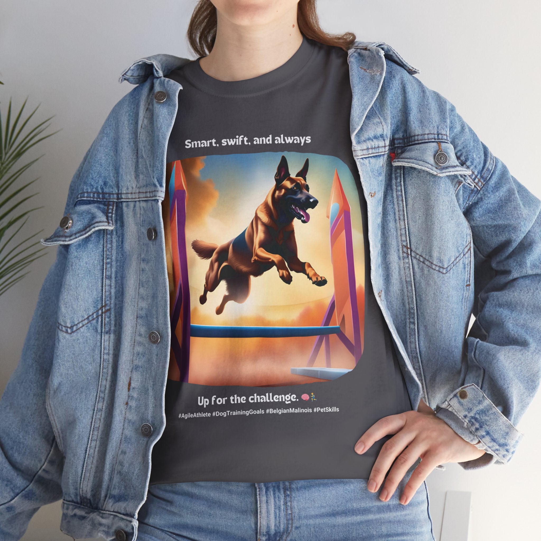 Unisex - Agile Athlete: Belgian Malinois T-Shirt