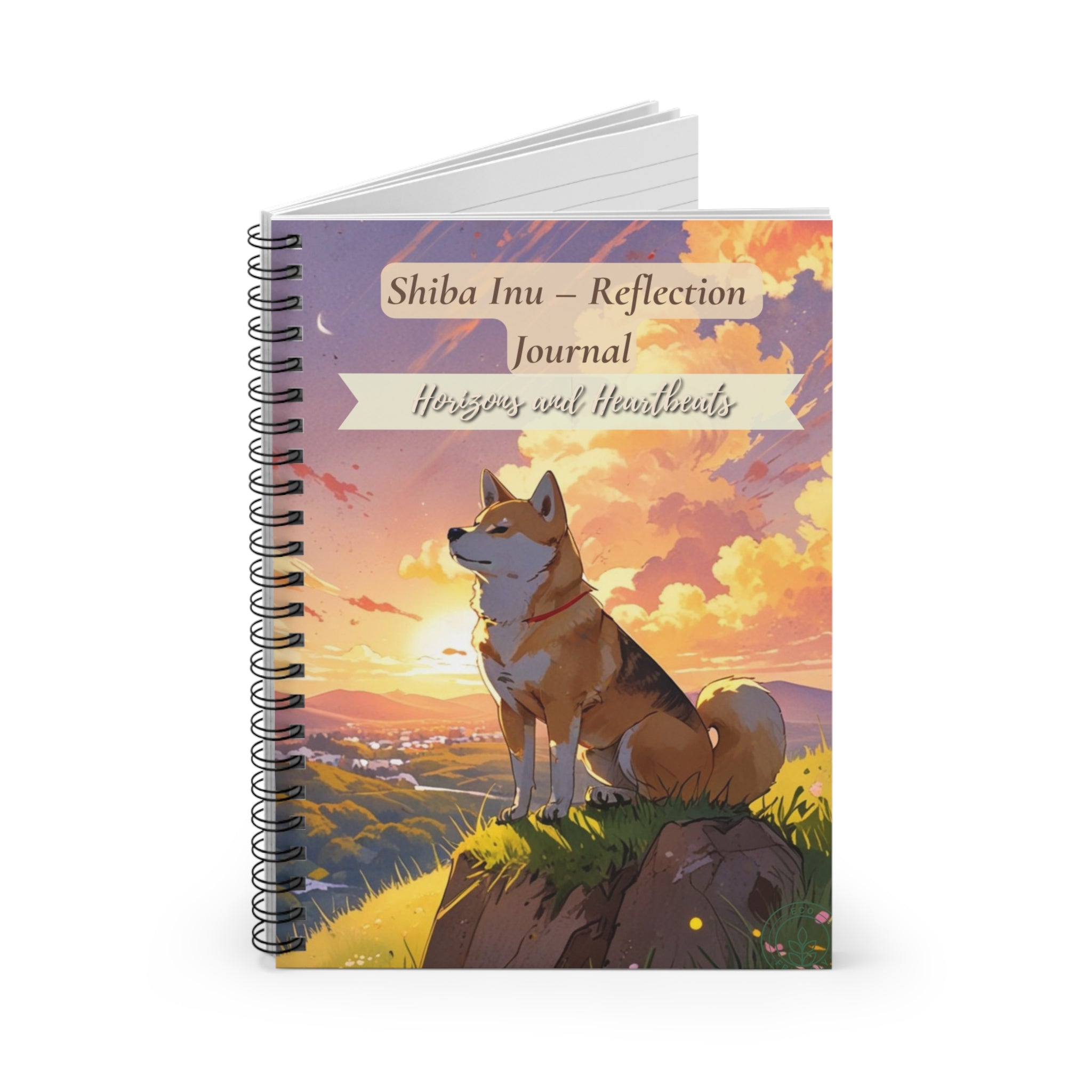 Shiba Inu Reflection Journal – Still Moments, Loyal Bonds, Dog Lovers Diary, Gift for Pet Owners, Cute Stationery, Mindfulness Journal