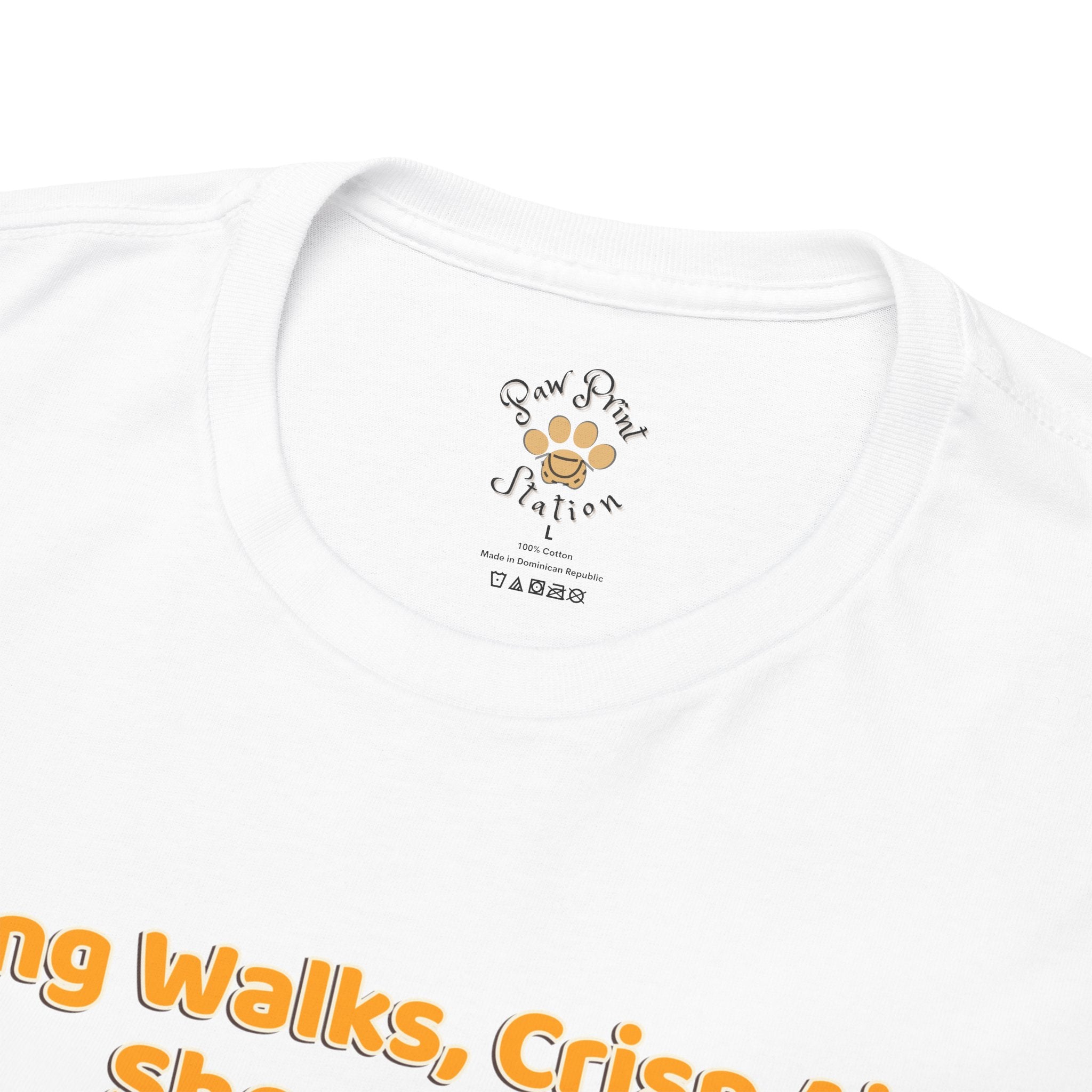 Unisex T-Shirt – Long Walks, Crisp Air, Short Legs: Dachshund Fall Shirt