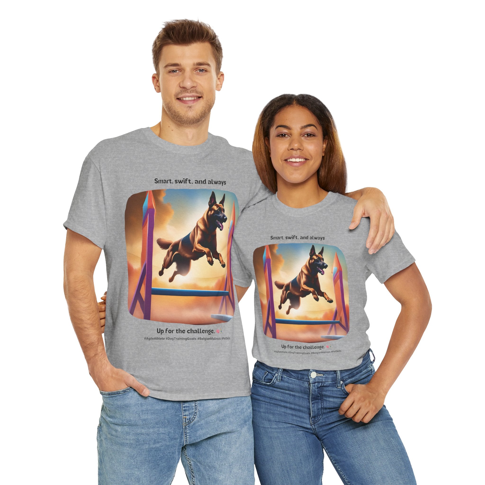 Unisex - Agile Athlete: Belgian Malinois T-Shirt