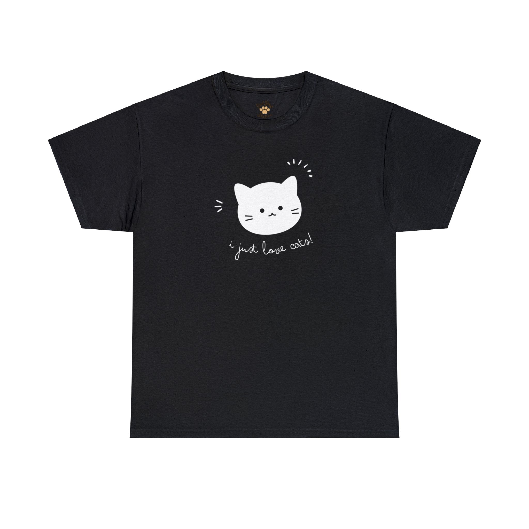 "I just love Cats" Cotton Tee