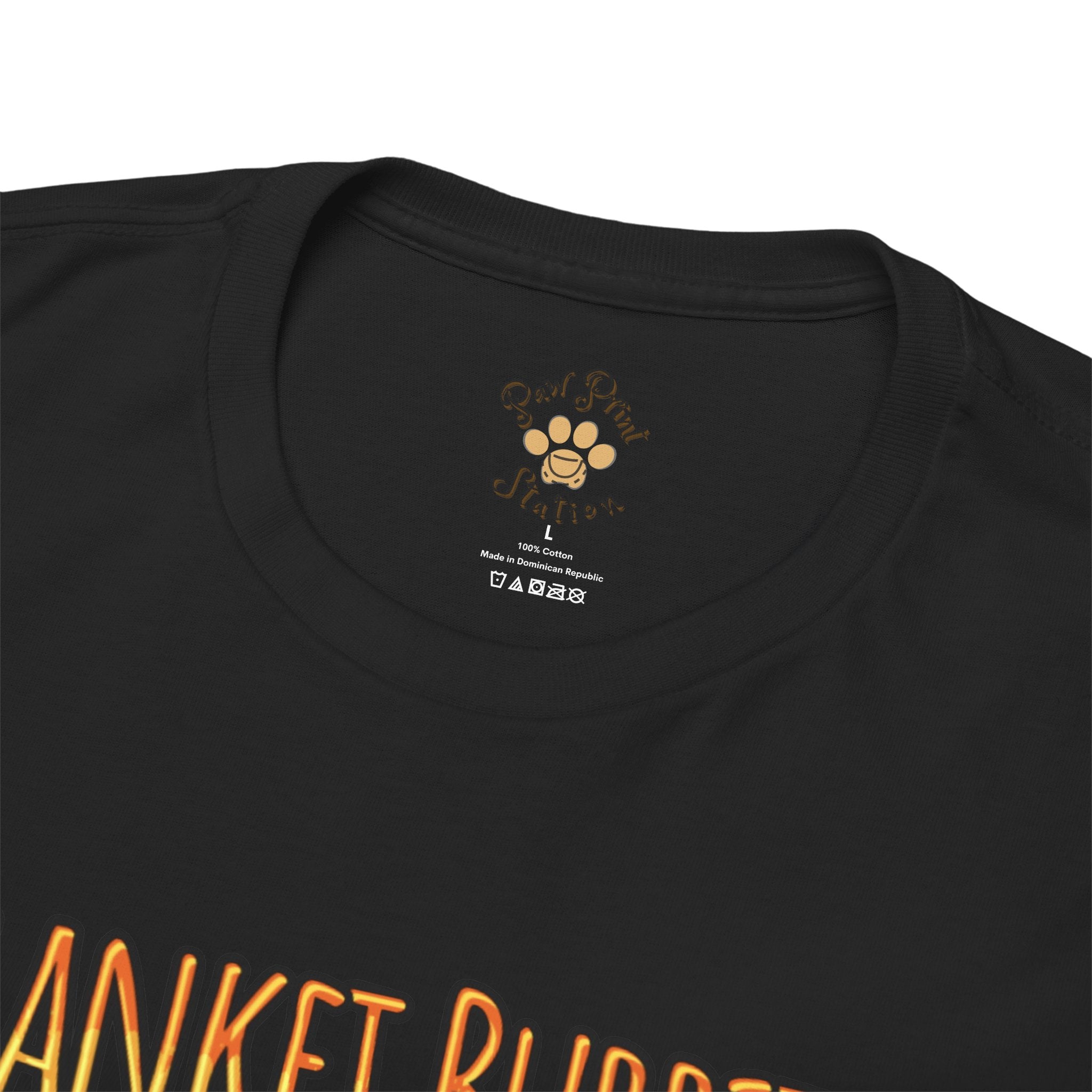 Unisex T-Shirt – Blanket Burrito, Warm Hearts: Cozy Fall Moments with Your Shih Tzu