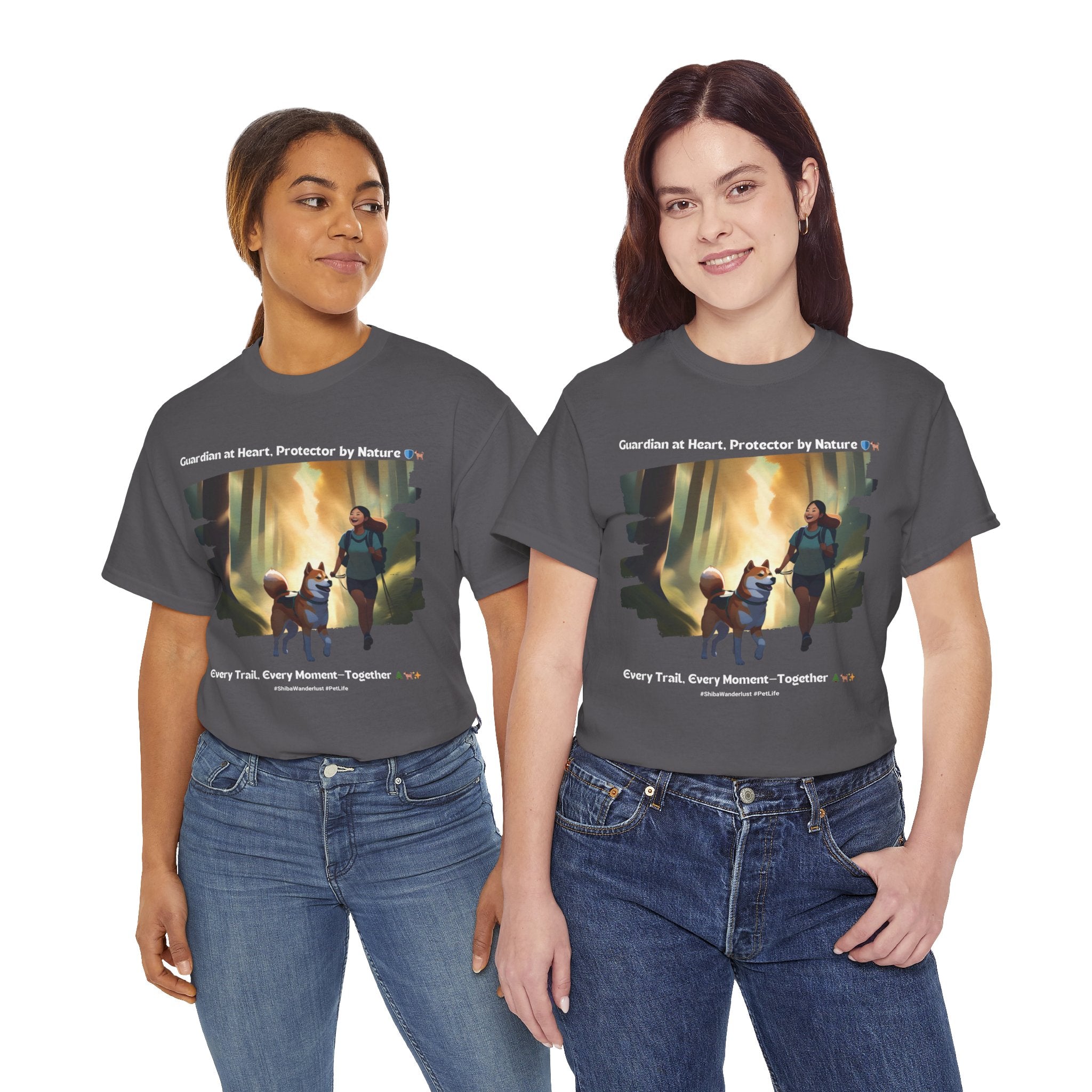 Women's - Guardian of the Wild: Shiba Inu T-Shirt