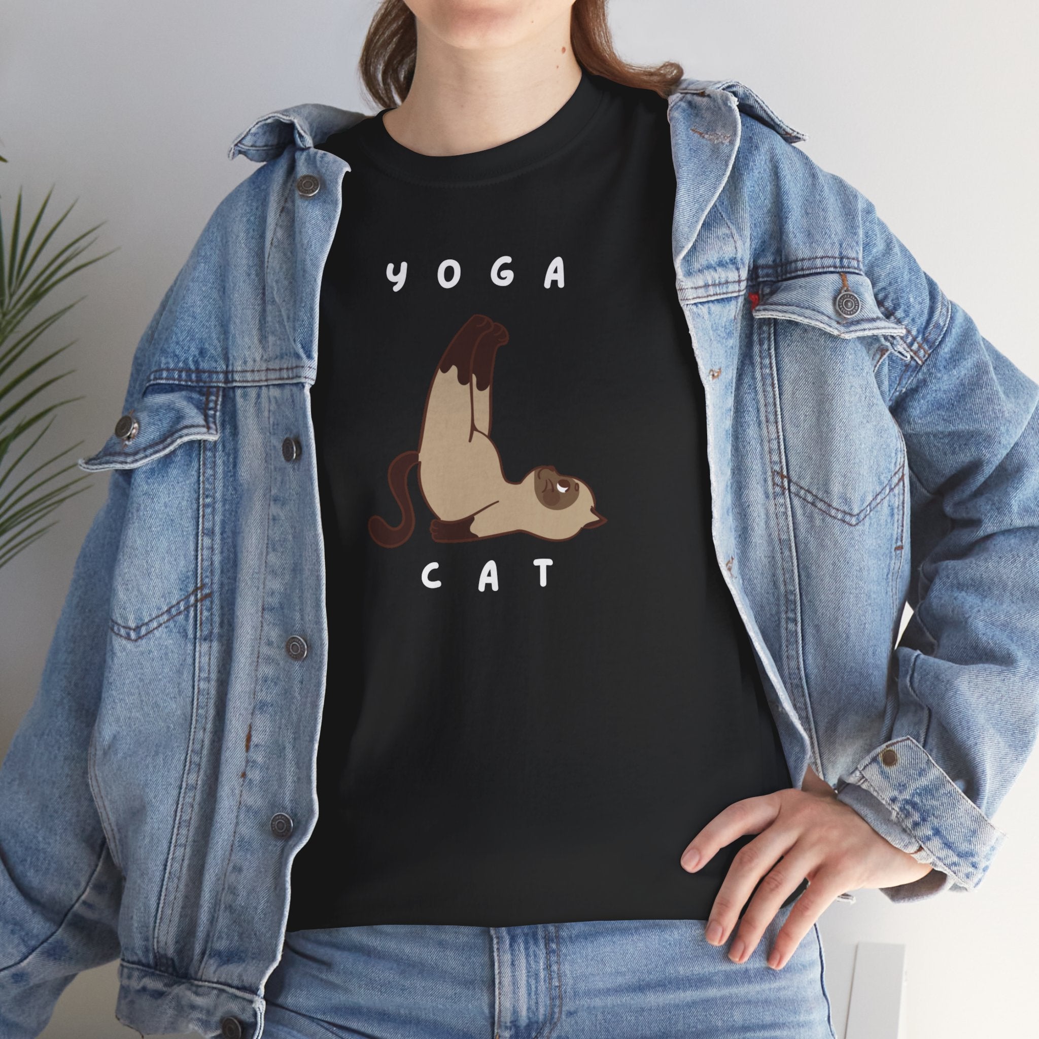 Unisex - Yoga Cat T-Shirt