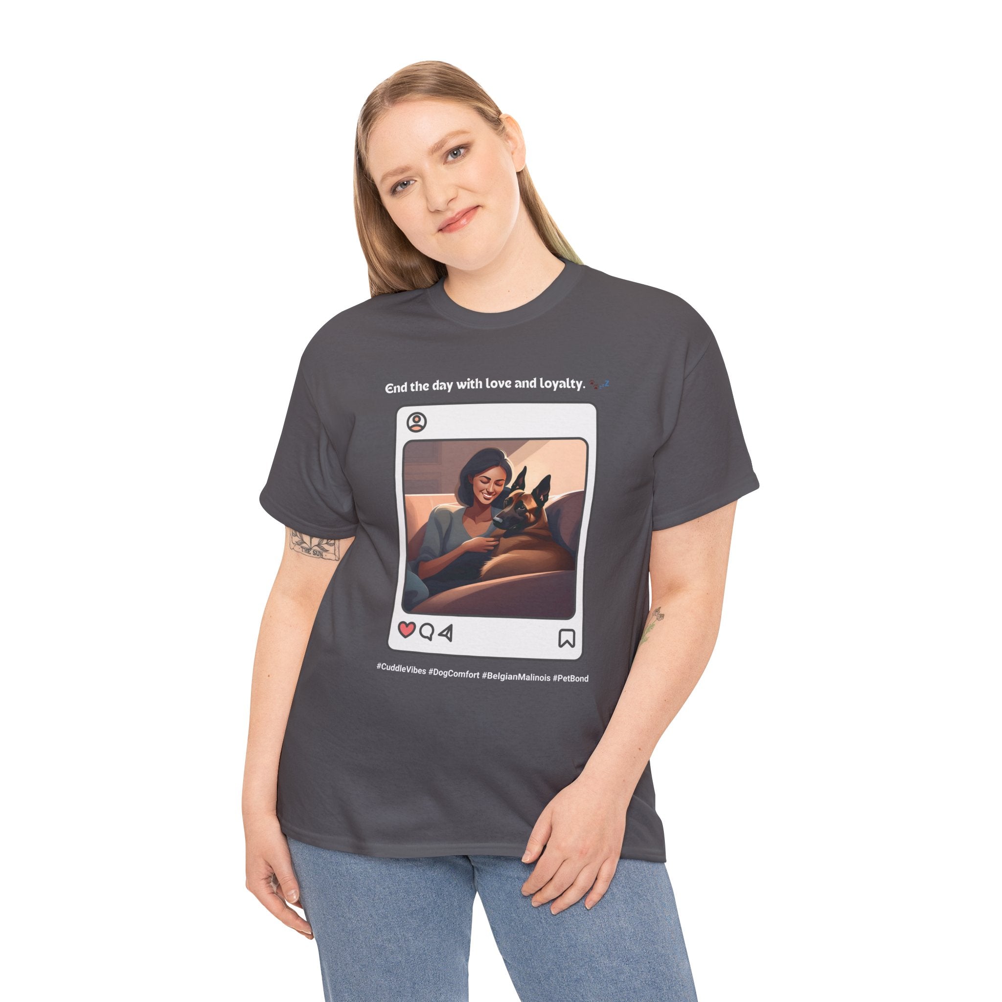 Women's -End the Day with Love and Loyalty: Belgian Malinois T-Shirt