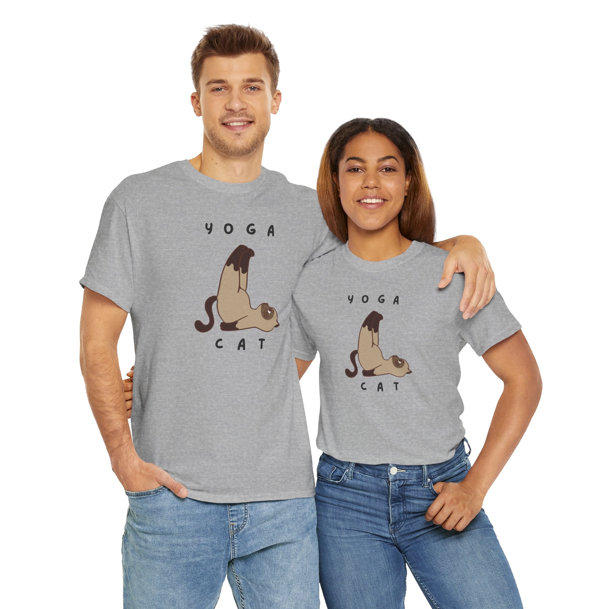 Unisex - Yoga Cat T-Shirt