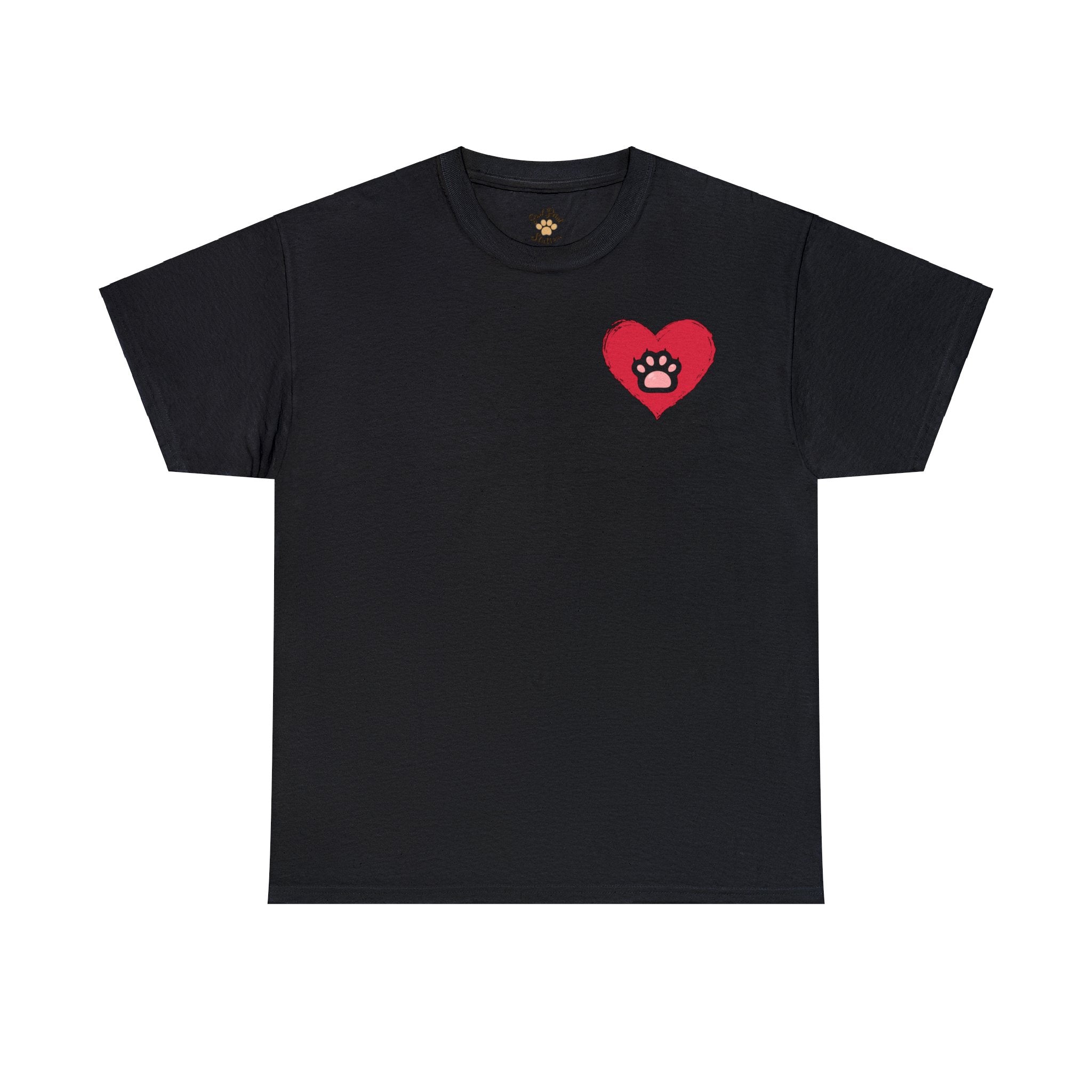 "Heart Paw" Cotton Tee