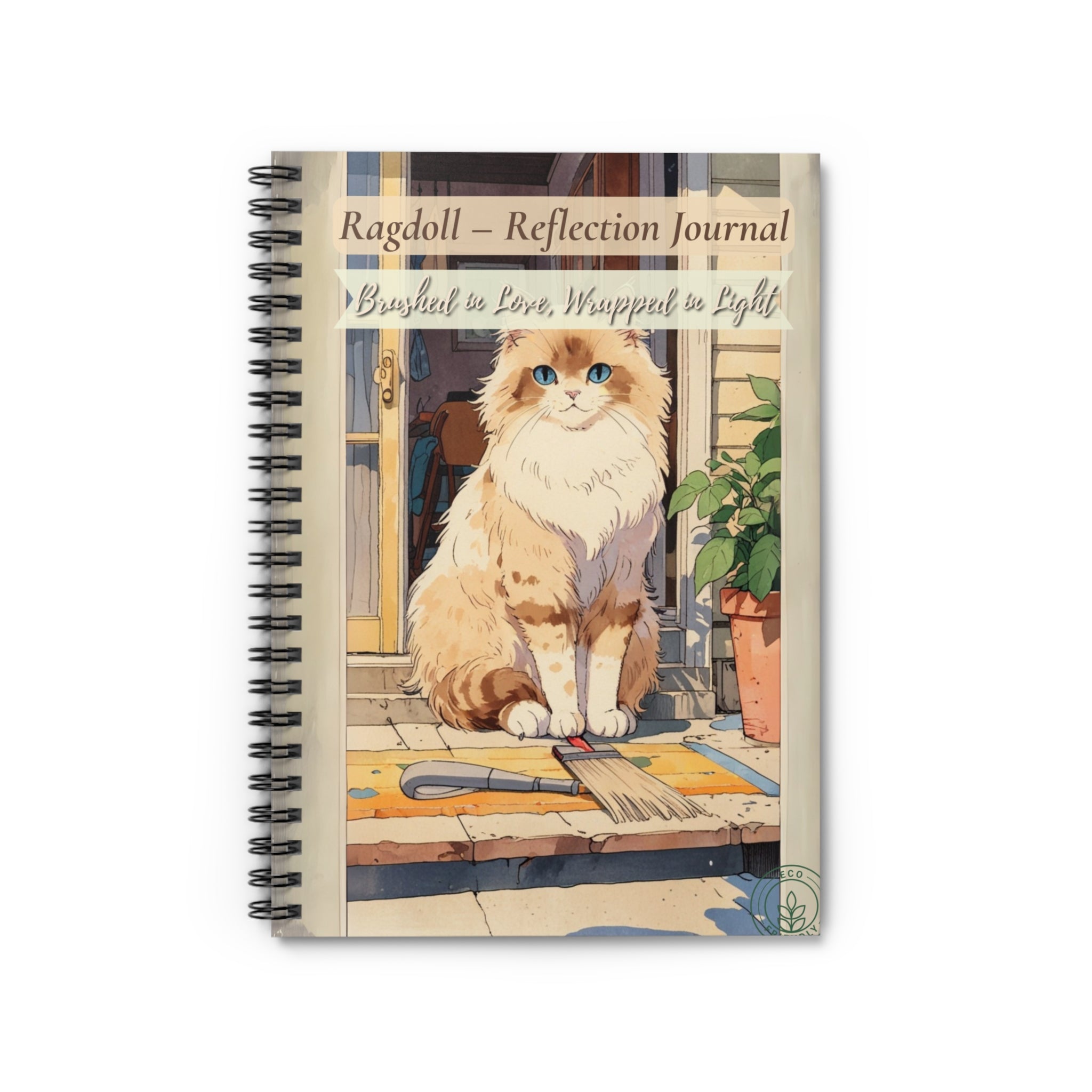 Ragdoll Cat Reflection Journal – Calm Days, Gentle Bonds, Cat Lovers Diary, Gift for Cat Owners, Cute Stationery, Mindfulness Journal