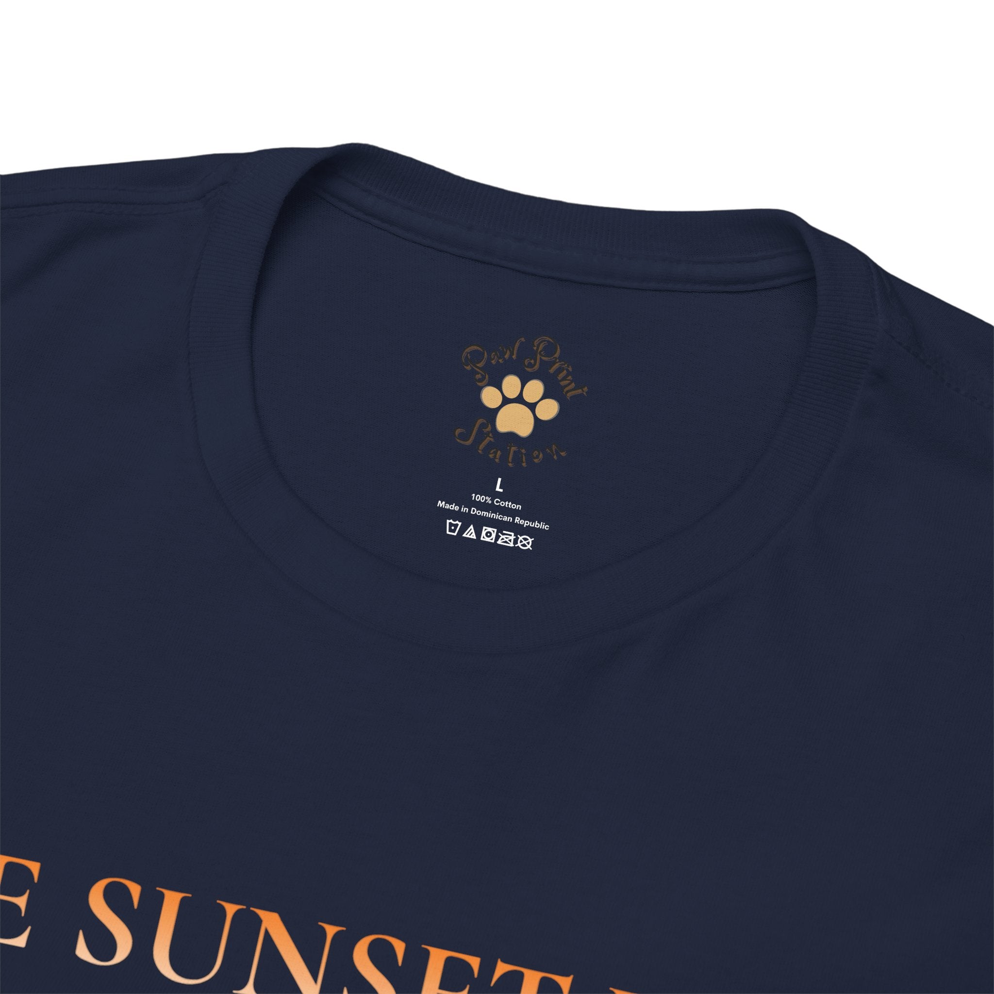 Unisex “The Sunset Wait” Shih Tzu T-Shirt – Sentimental Pet Lover Tee, Late Summer Edition