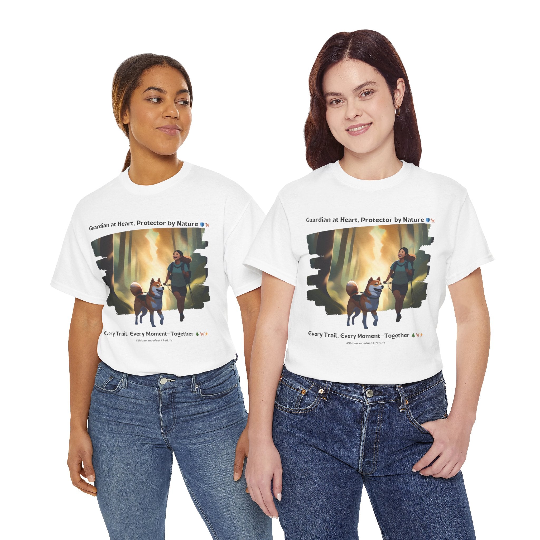 Women's - Guardian of the Wild: Shiba Inu T-Shirt