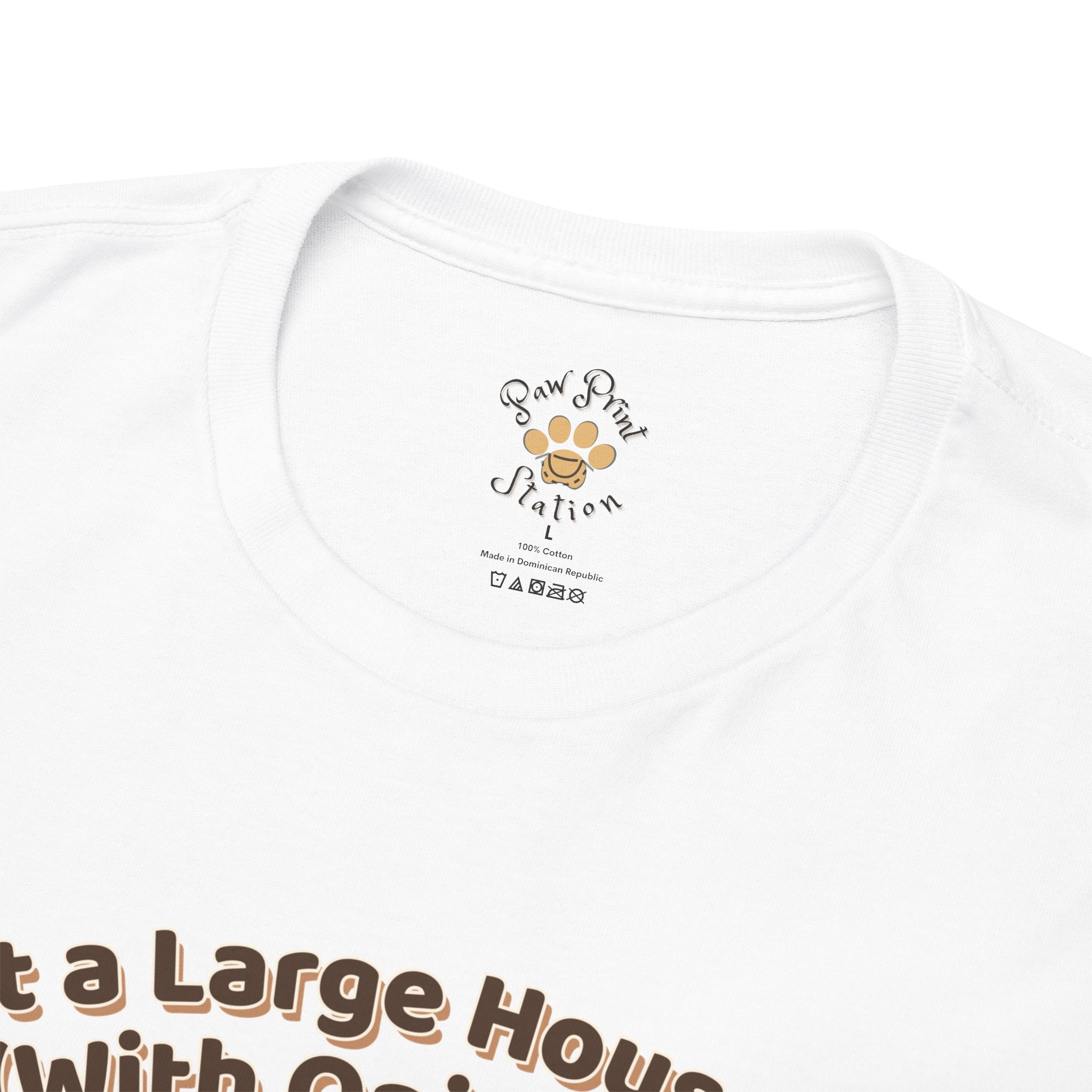 Unisex T-Shirt – Just a Large House Cat (With Opinions): Maine Coon Everyday Moments Edition
