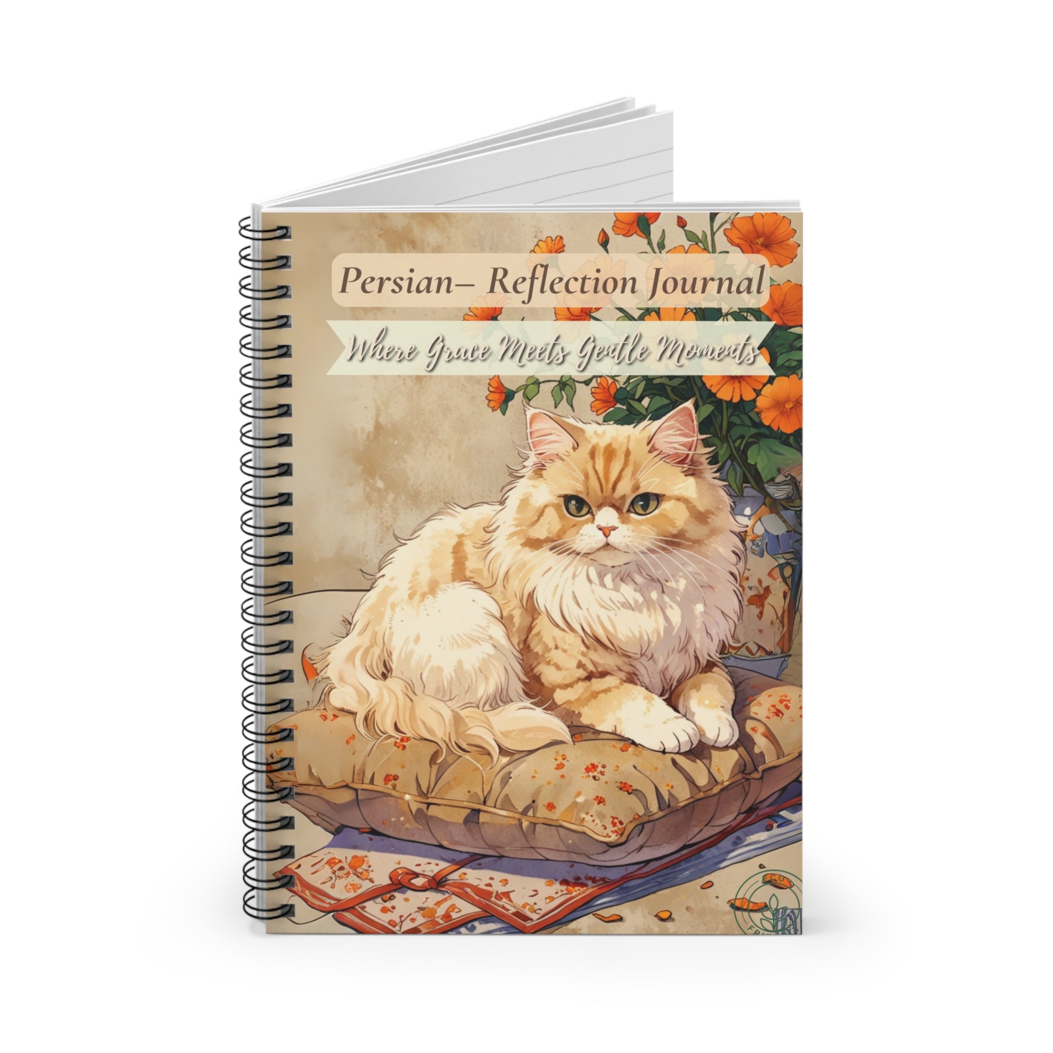 Persian Cat Reflection Journal – Still Moments, Soft Whispers, Cat Lovers Diary, Gift for Cat Owners, Cute Stationery, Mindfulness Journal