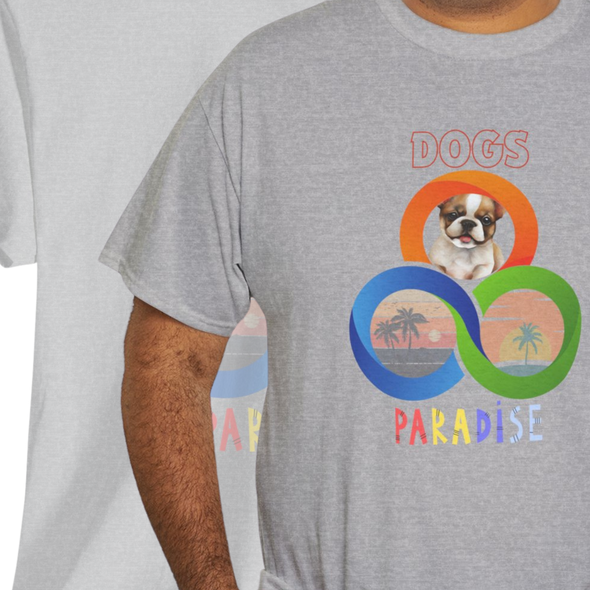 Unisex - Dog's Paradise French Bulldog T-Shirt