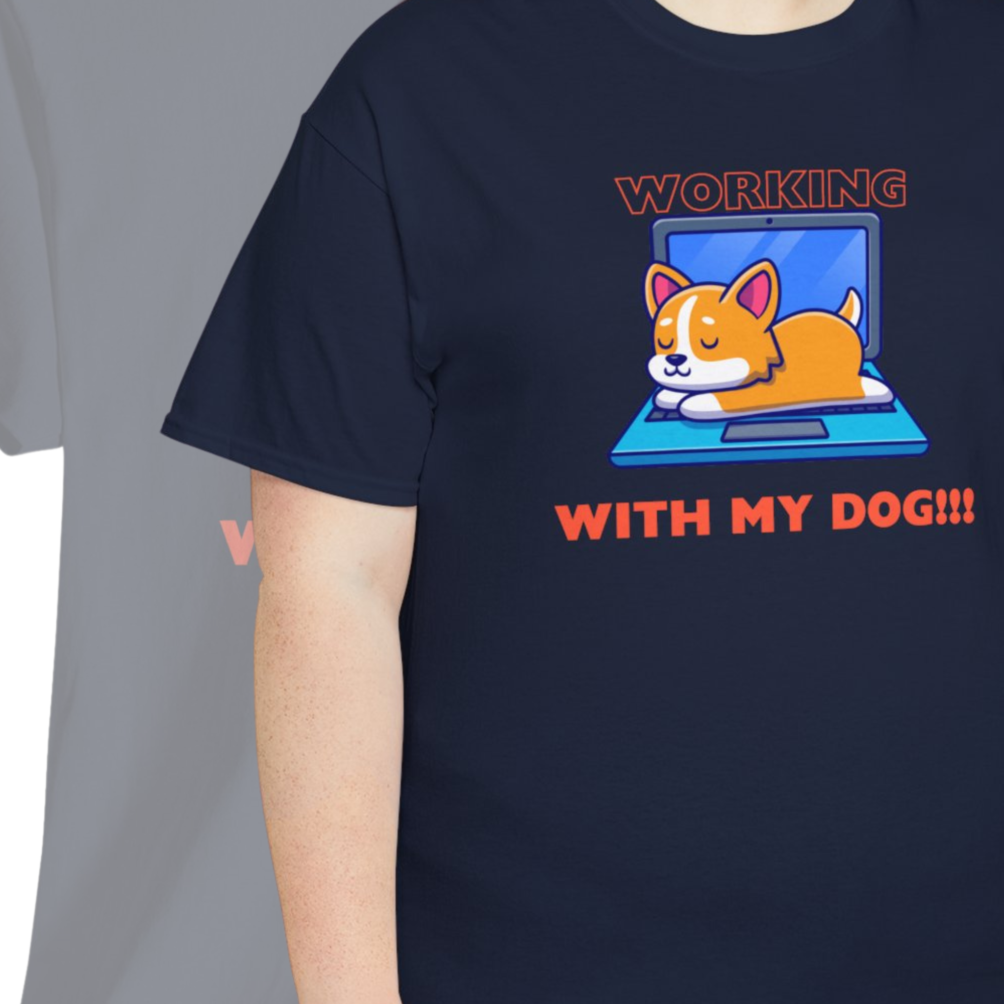 Unisex - Working with My Dog T-Shirt