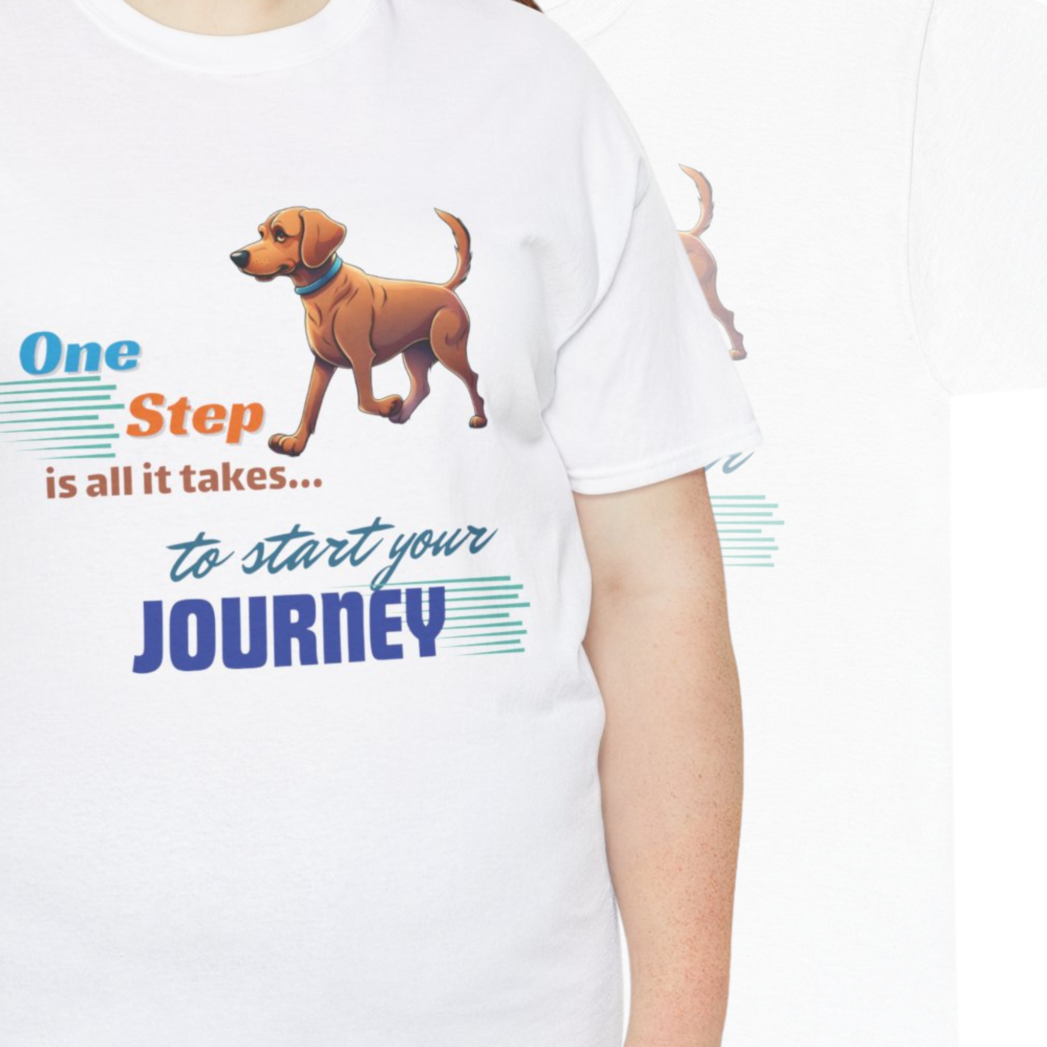 Unisex - One Step Journey Dog T-Shirt