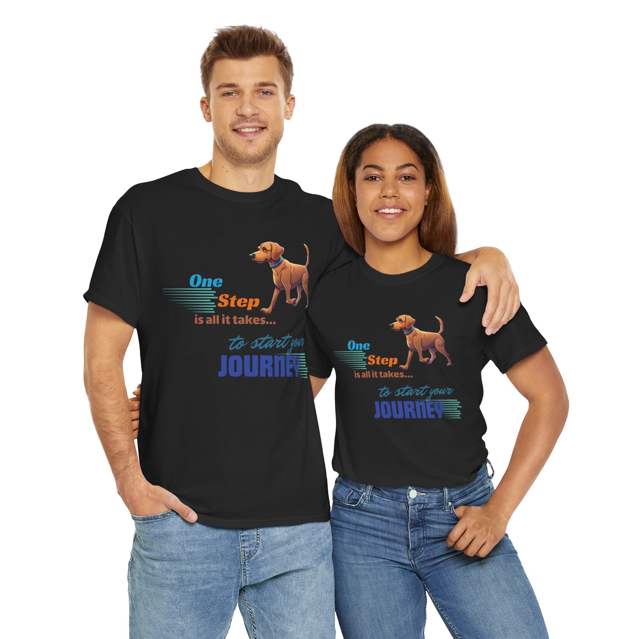 Unisex - One Step Journey Dog T-Shirt