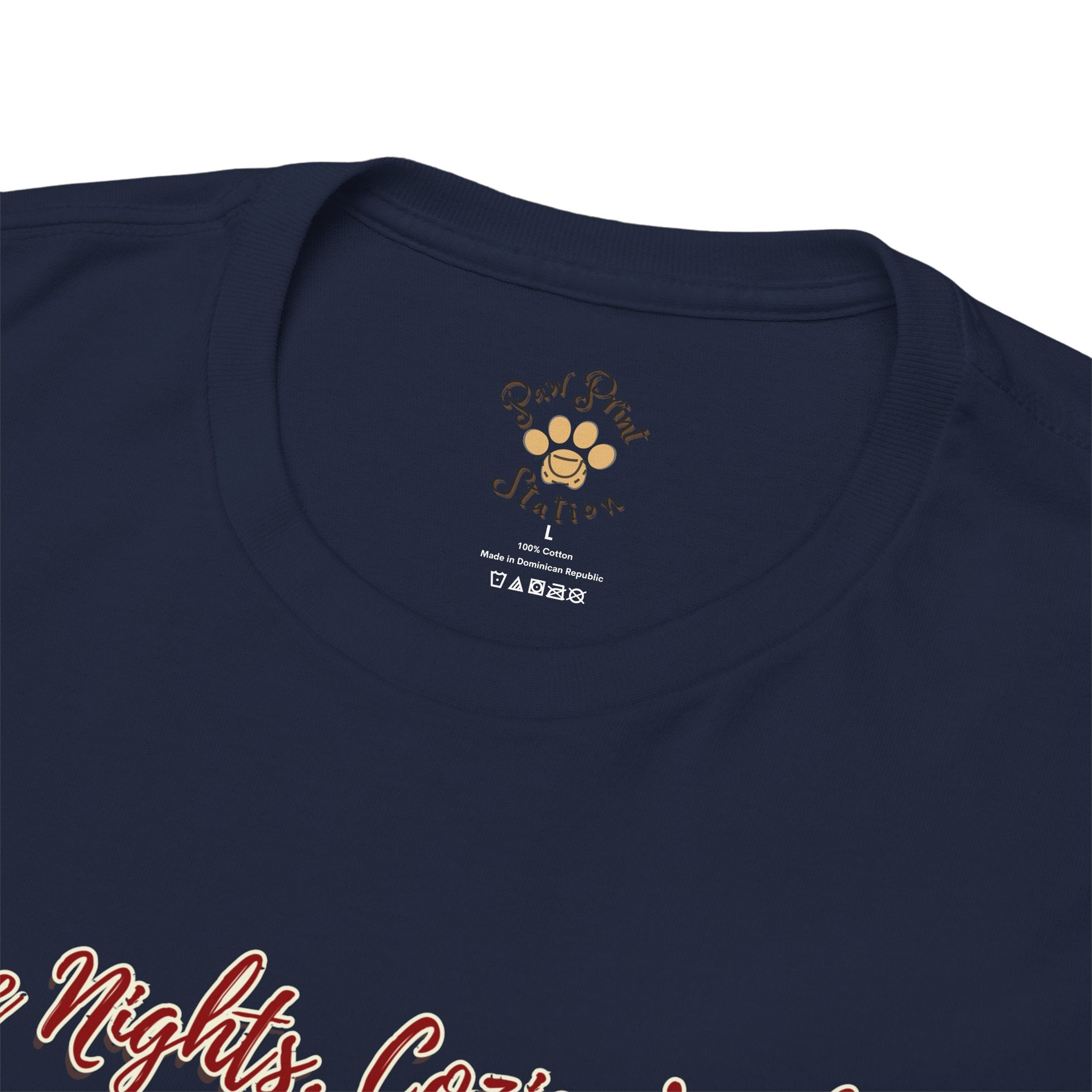 Unisex T-Shirt – Movie Nights, Cozier With You: Boston Terrier Fall Shirt