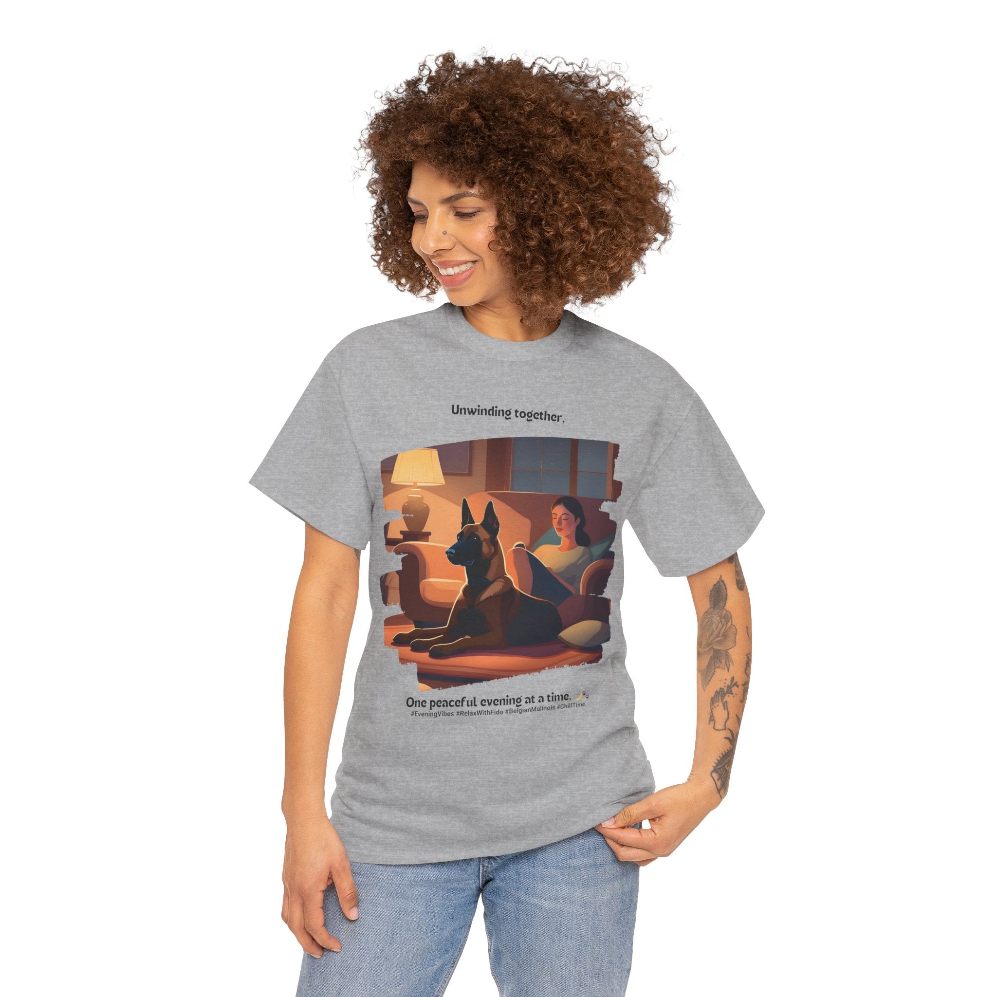 Women's - Unwinding Together: Belgian Malinois T-Shirt