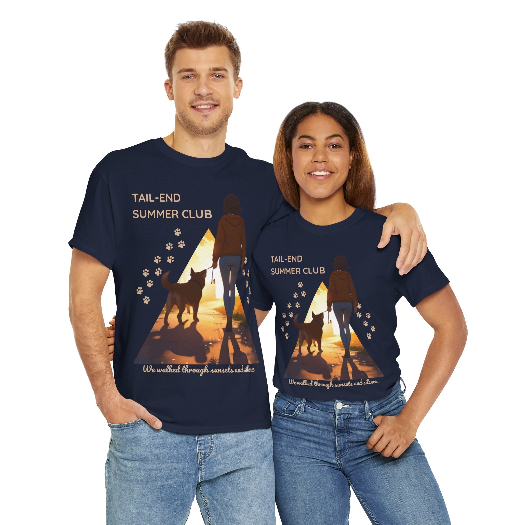 Women's “Tail-End Summer Club” Pet Parent T-Shirt – Sentimental Dog Lover Tee