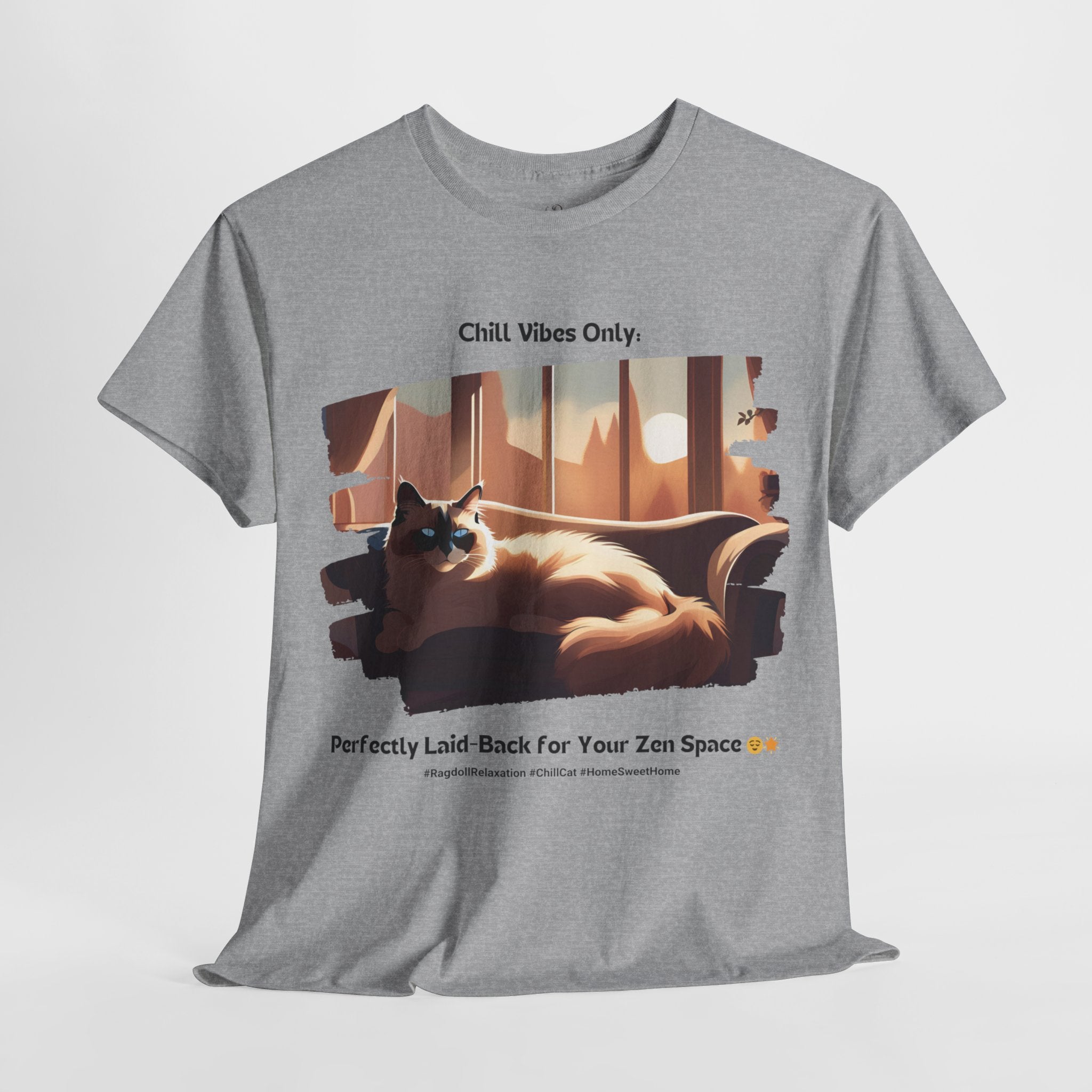 Women's - Chill Vibes Only: Ragdoll Relaxation T-Shirt