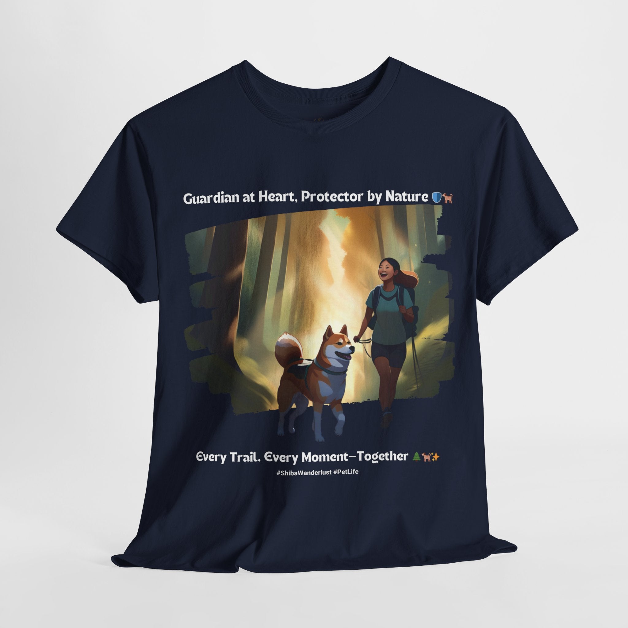 Women's - Guardian of the Wild: Shiba Inu T-Shirt