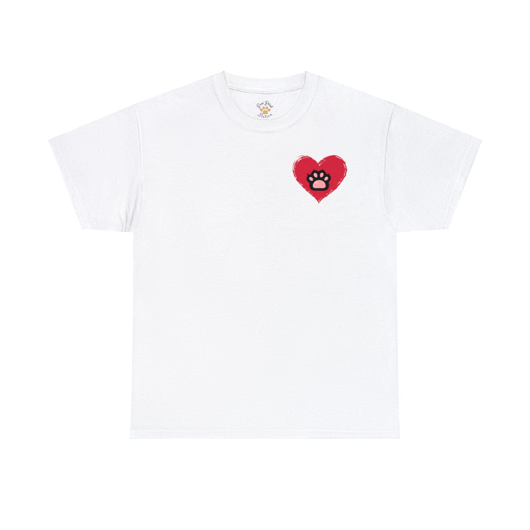 "Heart Paw" Cotton Tee