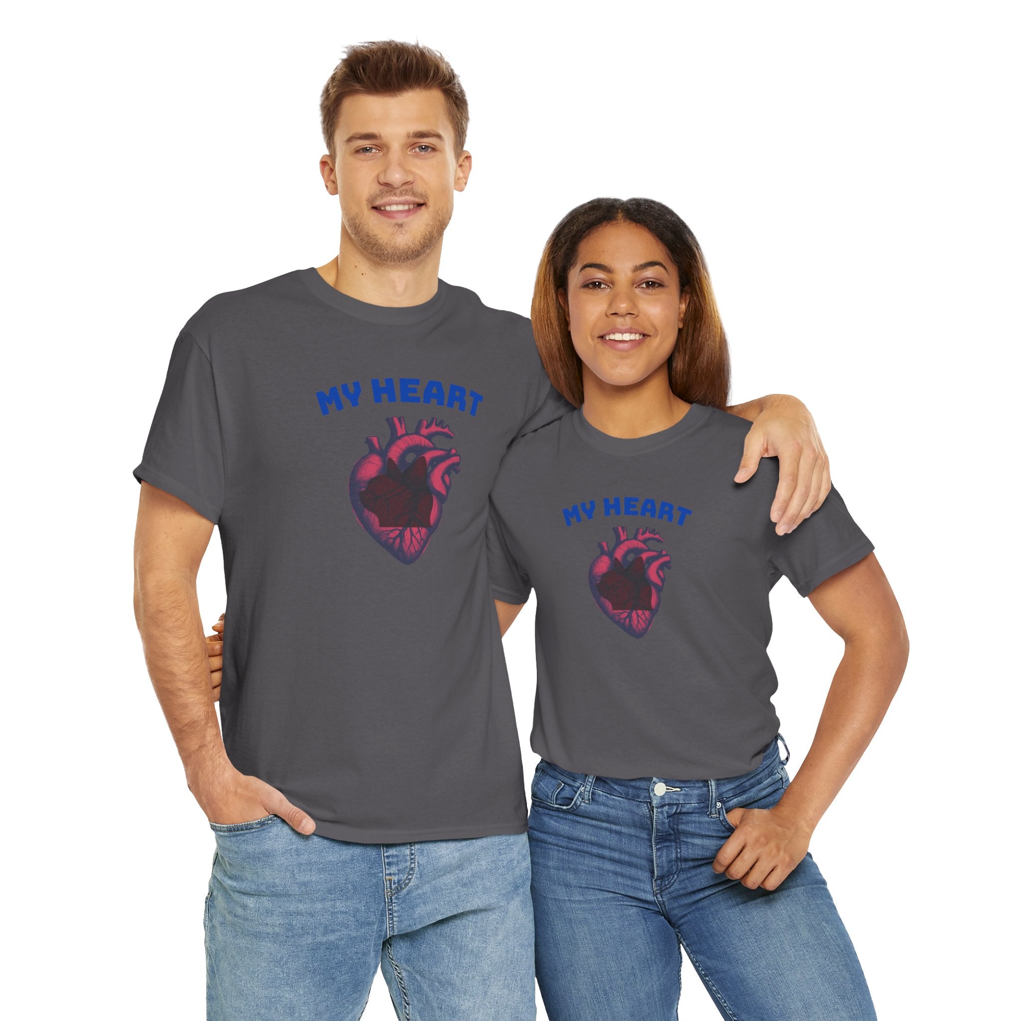 "My Heart - Cat" Cotton Tee