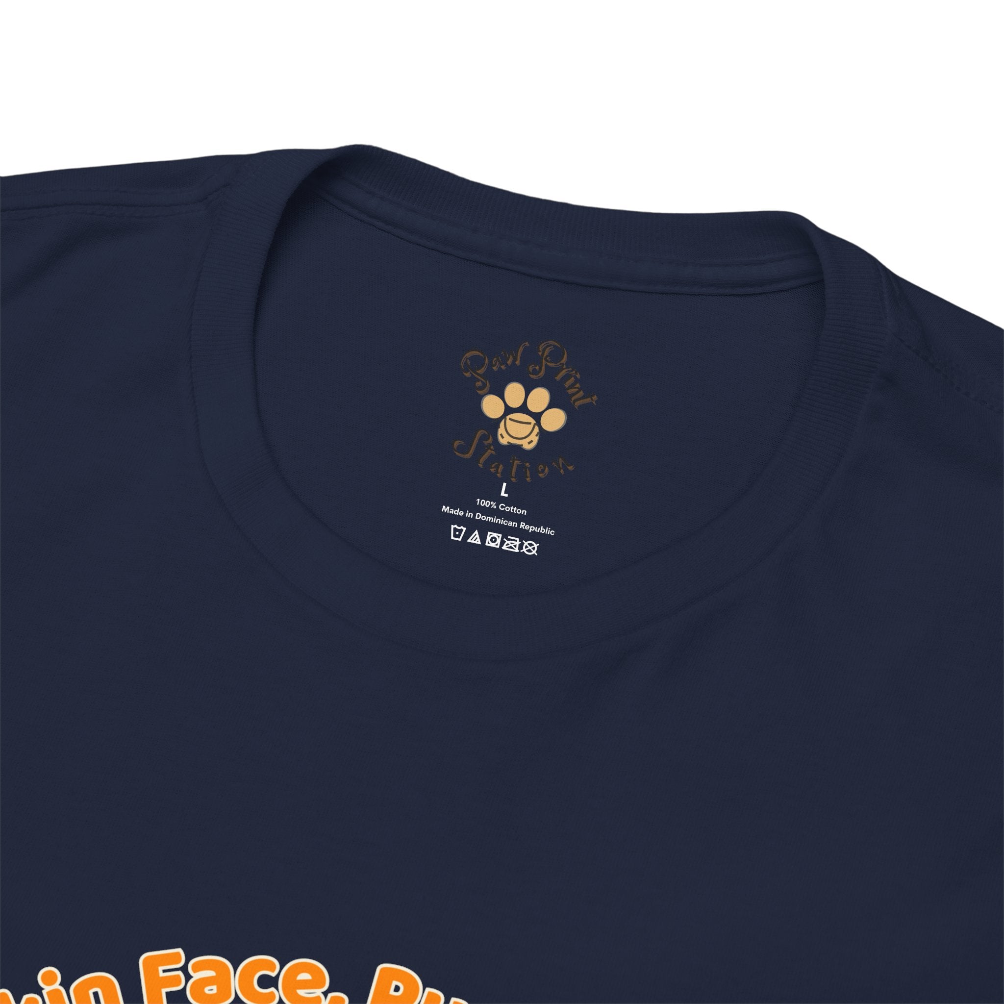 Unisex T-Shirt – Pumpkin Face, Purrfect Heart: Exotic Shorthair Fall Shirt