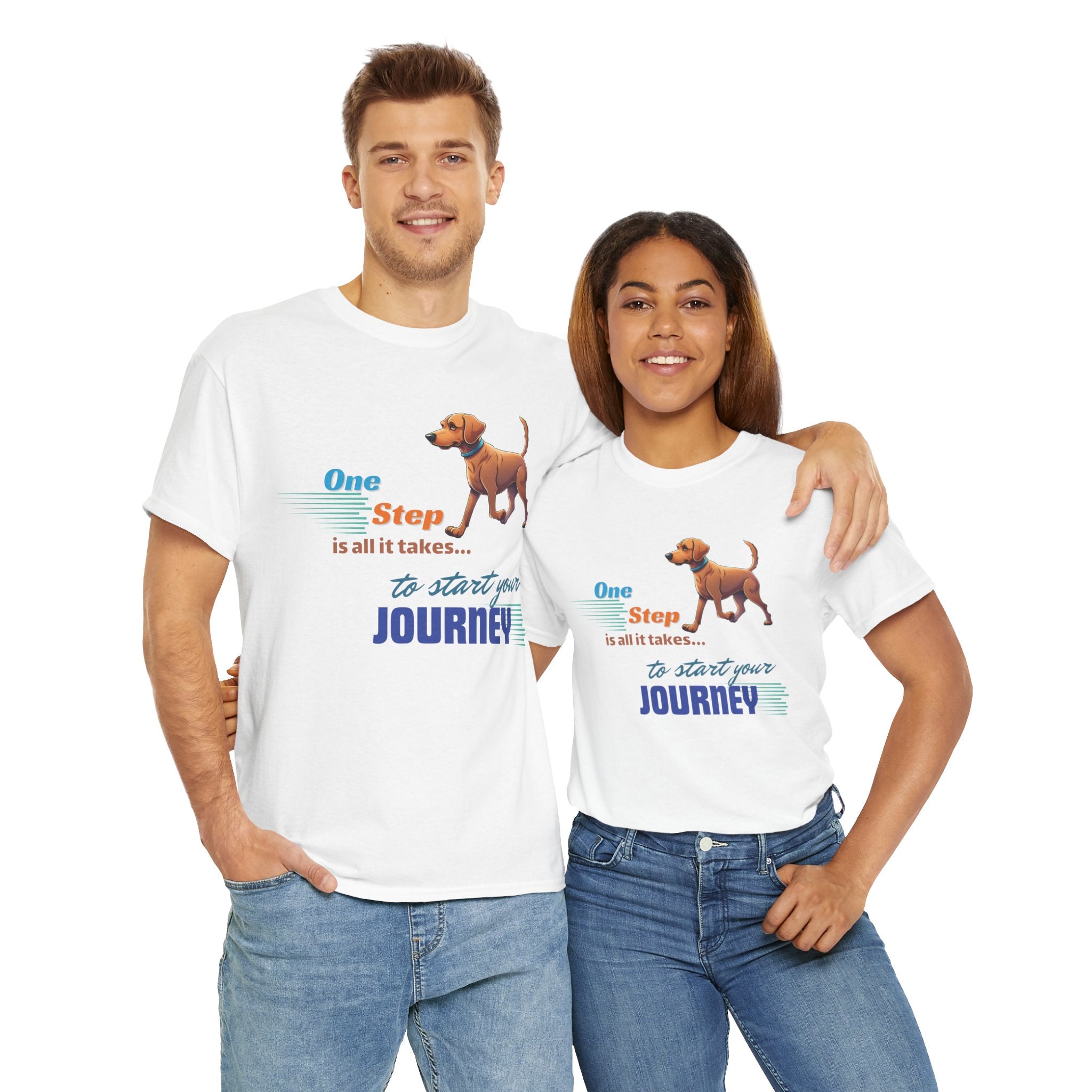 Unisex - One Step Journey Dog T-Shirt