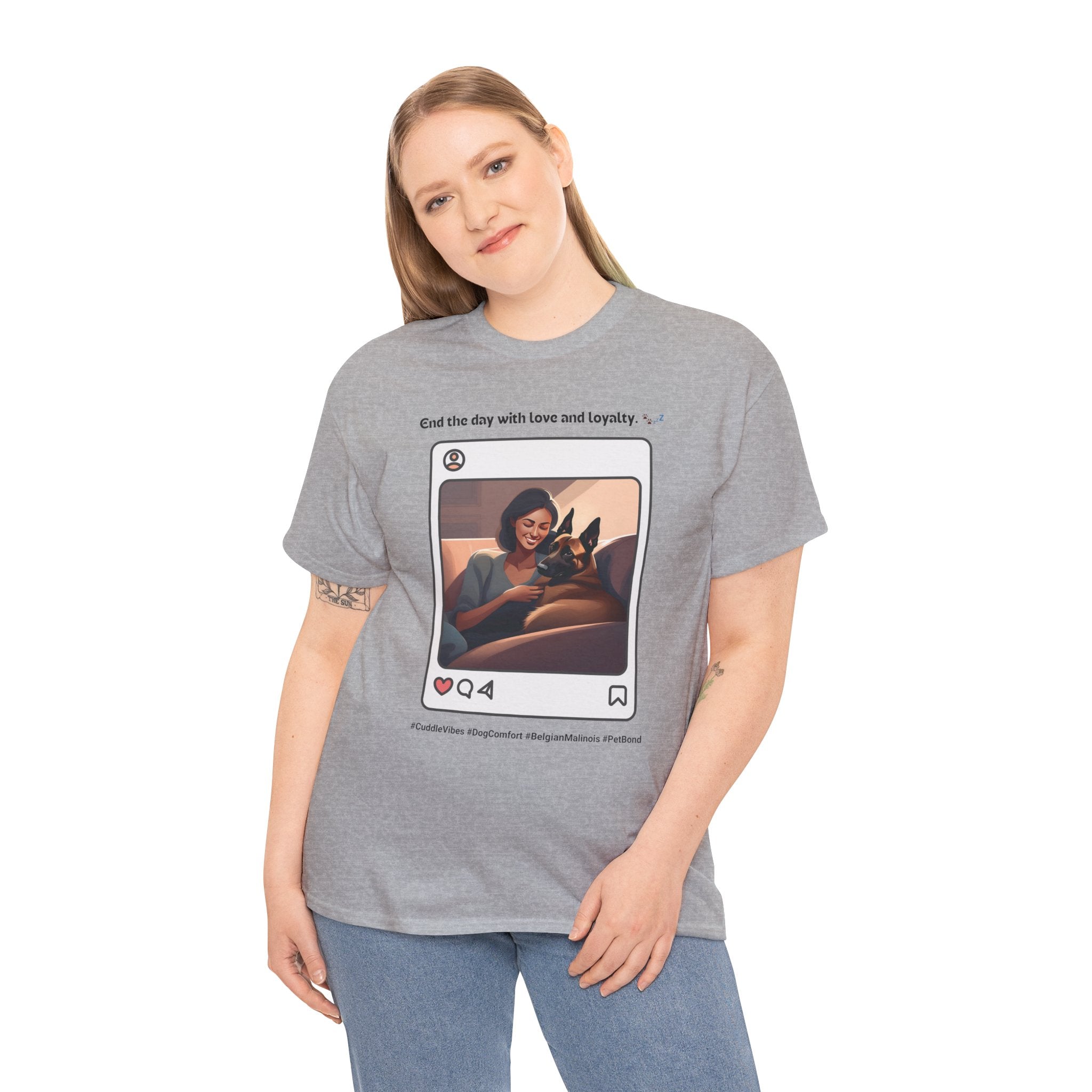 Women's -End the Day with Love and Loyalty: Belgian Malinois T-Shirt