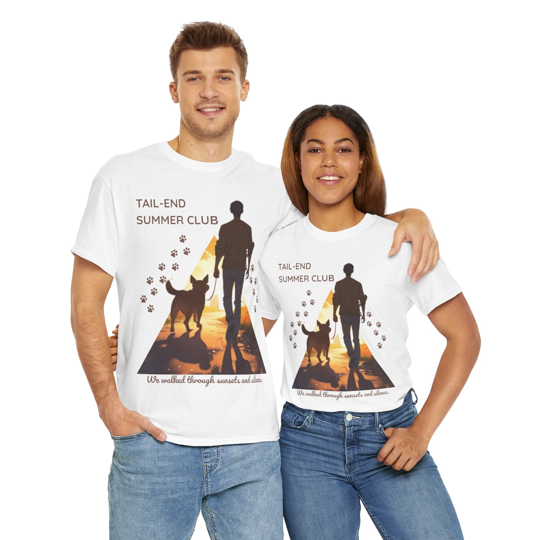 Men's “Tail-End Summer Club” Pet Parent T-Shirt – Sentimental Dog Lover Tee