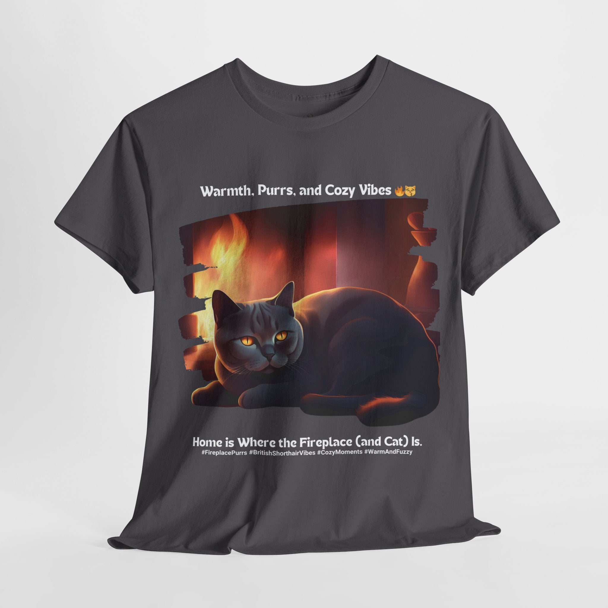 Unisex - Home is Where the Cat Is: British Shorthair T-Shirt