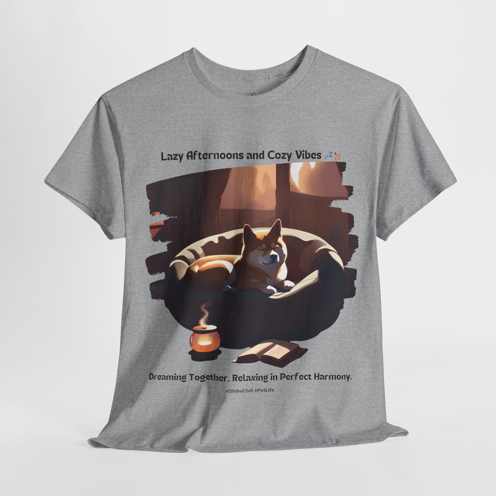 Unisex - Lazy Afternoons and Cozy Vibes: Shiba Inu Chill T-Shirt