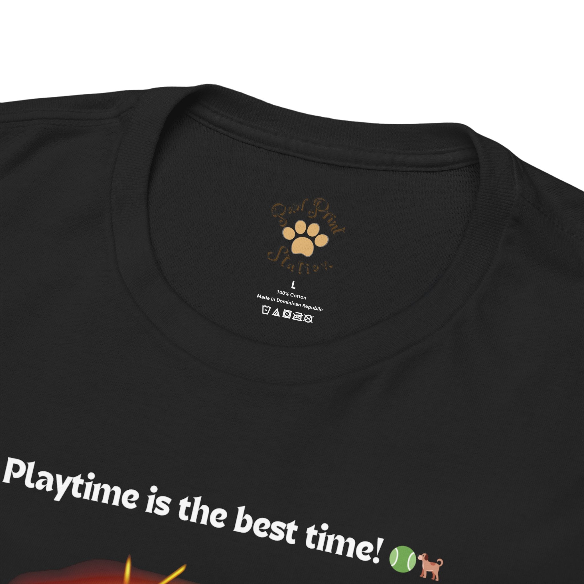 Unisex - Playtime is the Best Time: Belgian Malinois T-Shirt