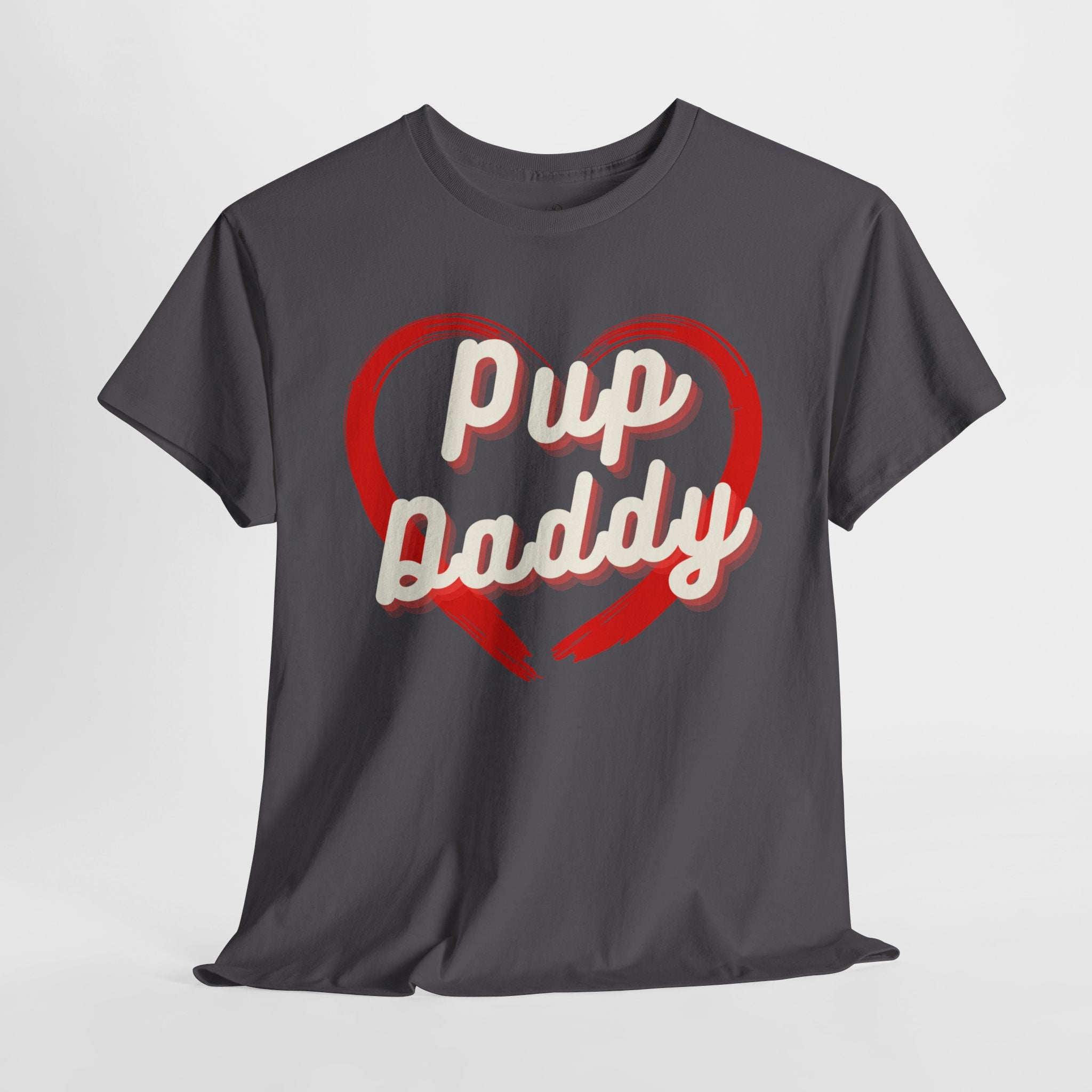 Men's - Pup Daddy Heart Dog T-Shirt