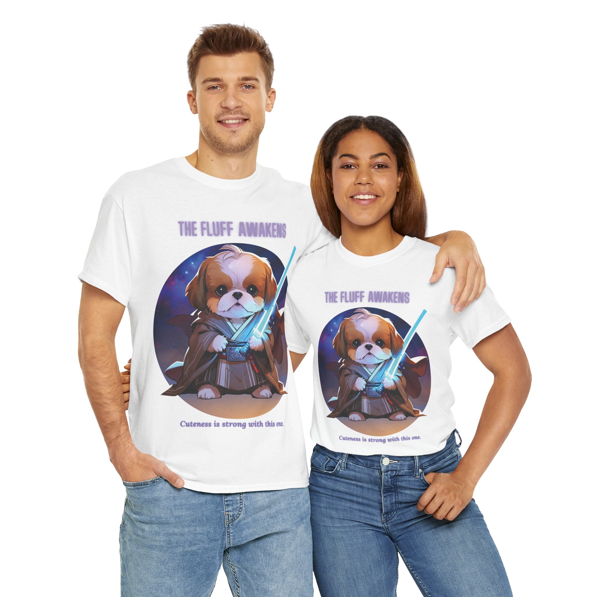 Unisex “The Fluff Awakens” Shih T‑Shirt – Fluff Lover Gift, Soft Pup Tee