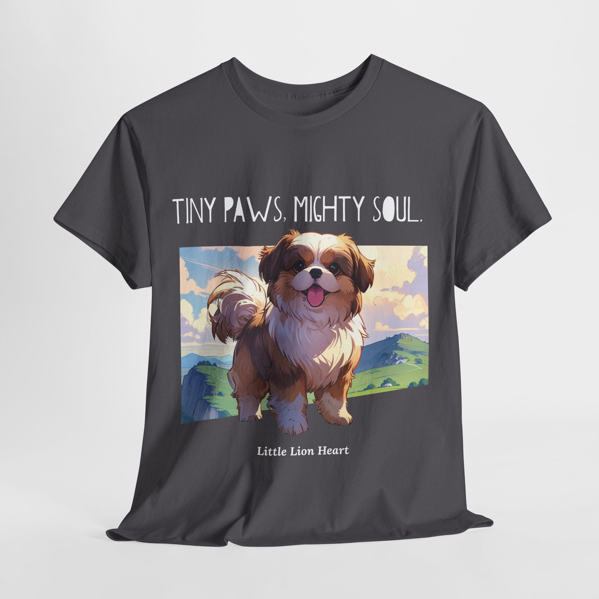 Unisex Little Lion Heart Shih Tzu T-Shirt