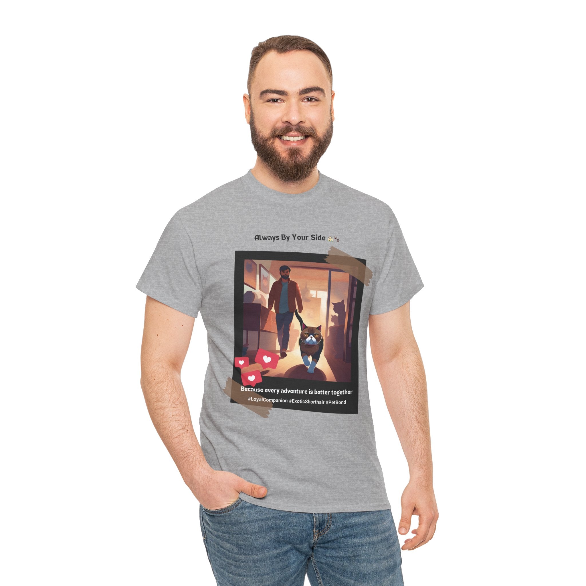 Men's - Loyal Companion: Exotic Shorthair T-Shirt