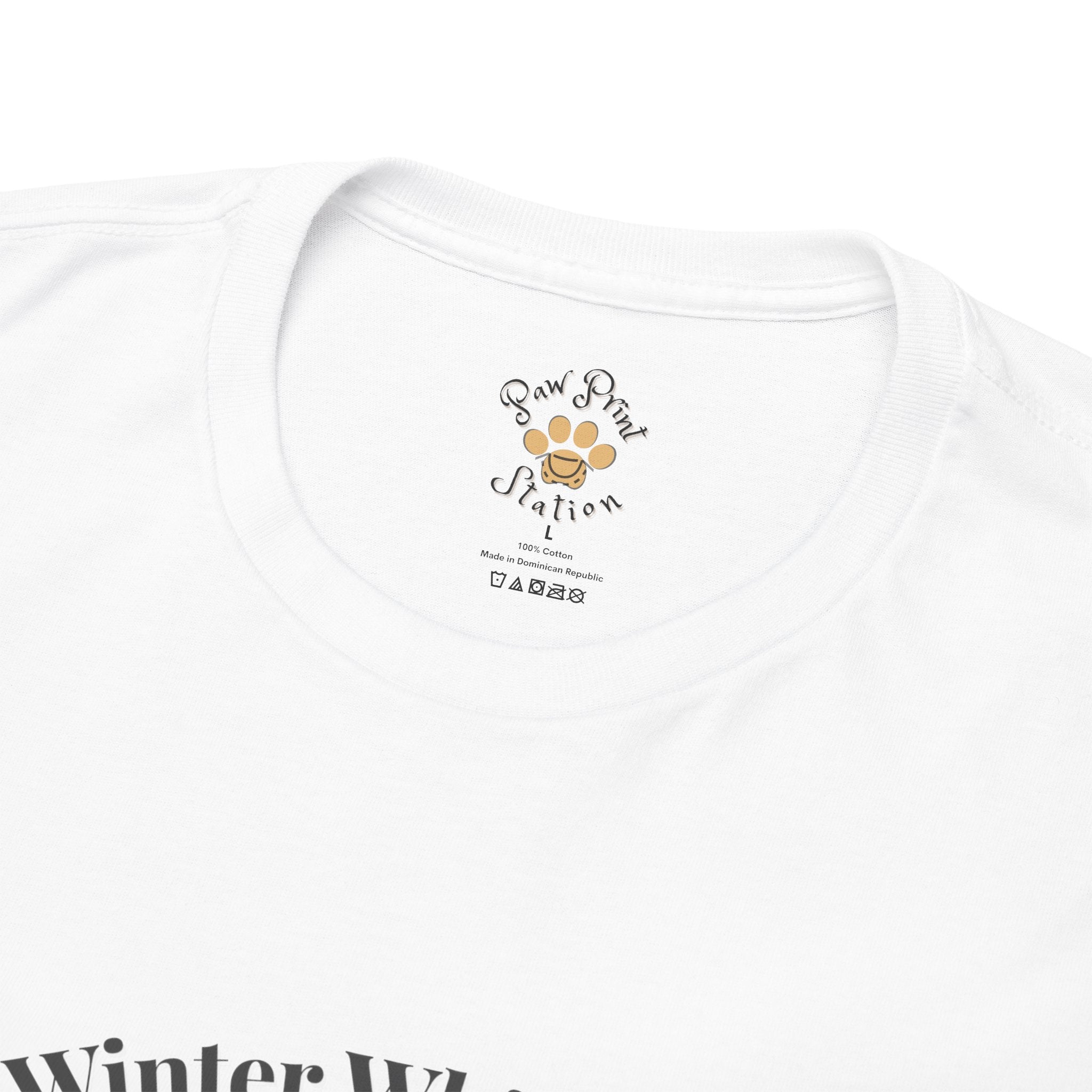 Unisex Personalized T-Shirt – Winter Whispers: Maine Coon Watercolor Portrait Edition