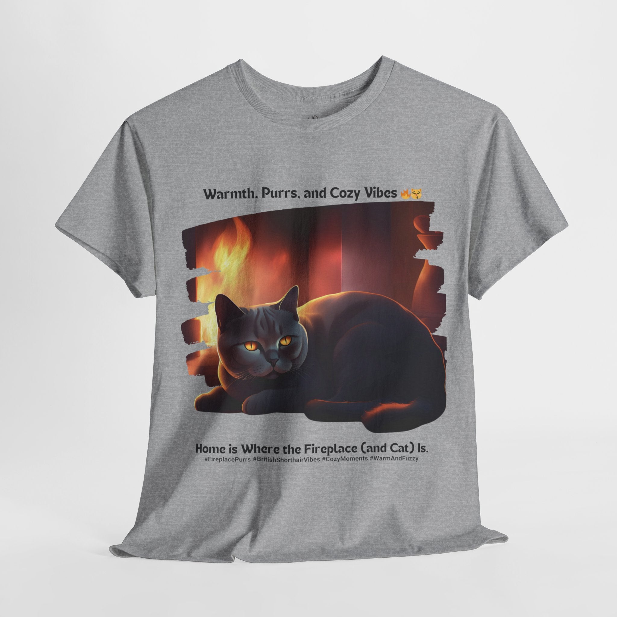 Unisex - Home is Where the Cat Is: British Shorthair T-Shirt