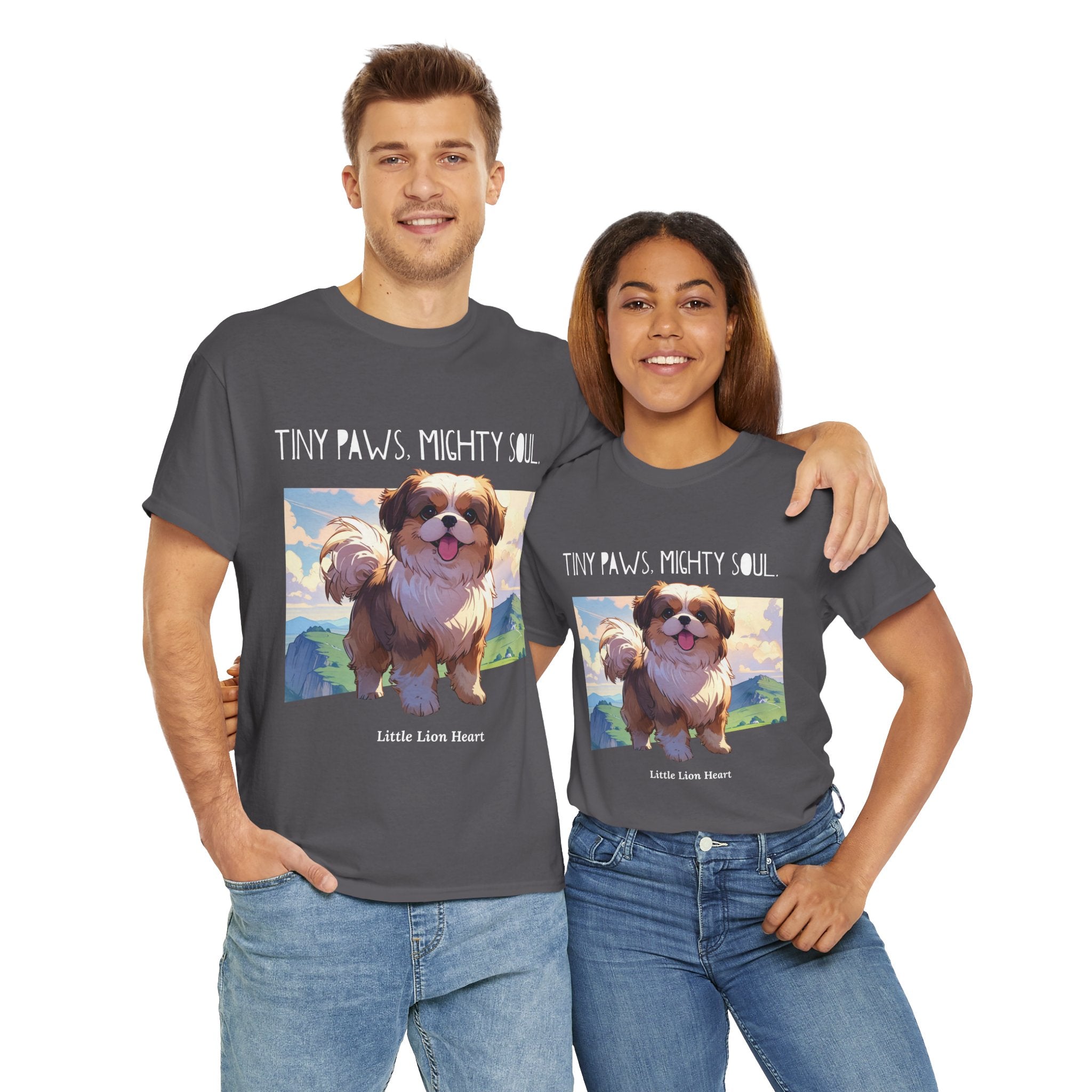 Unisex Little Lion Heart Shih Tzu T-Shirt