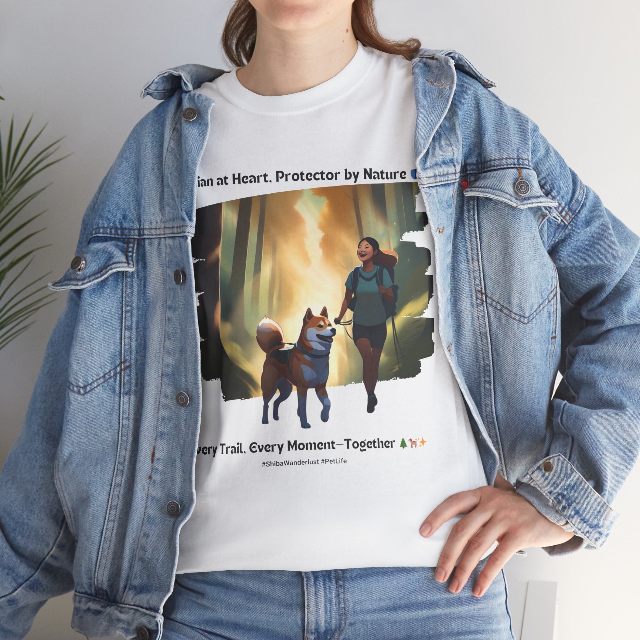 Women's - Guardian of the Wild: Shiba Inu T-Shirt