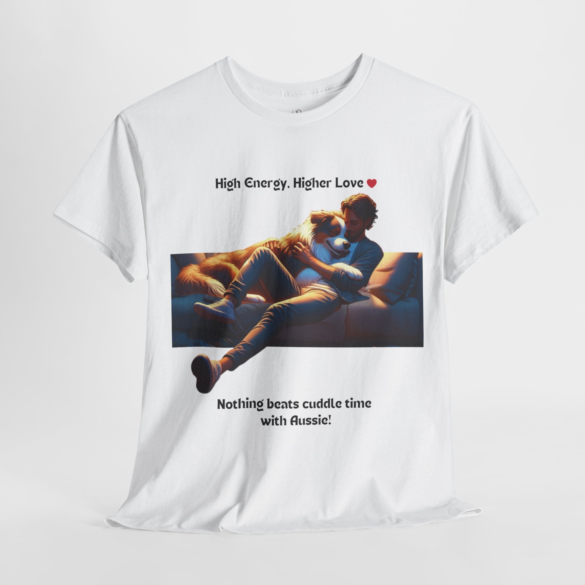 Men's - High Energy, Higher Love: Aussie Cuddle T-Shirt