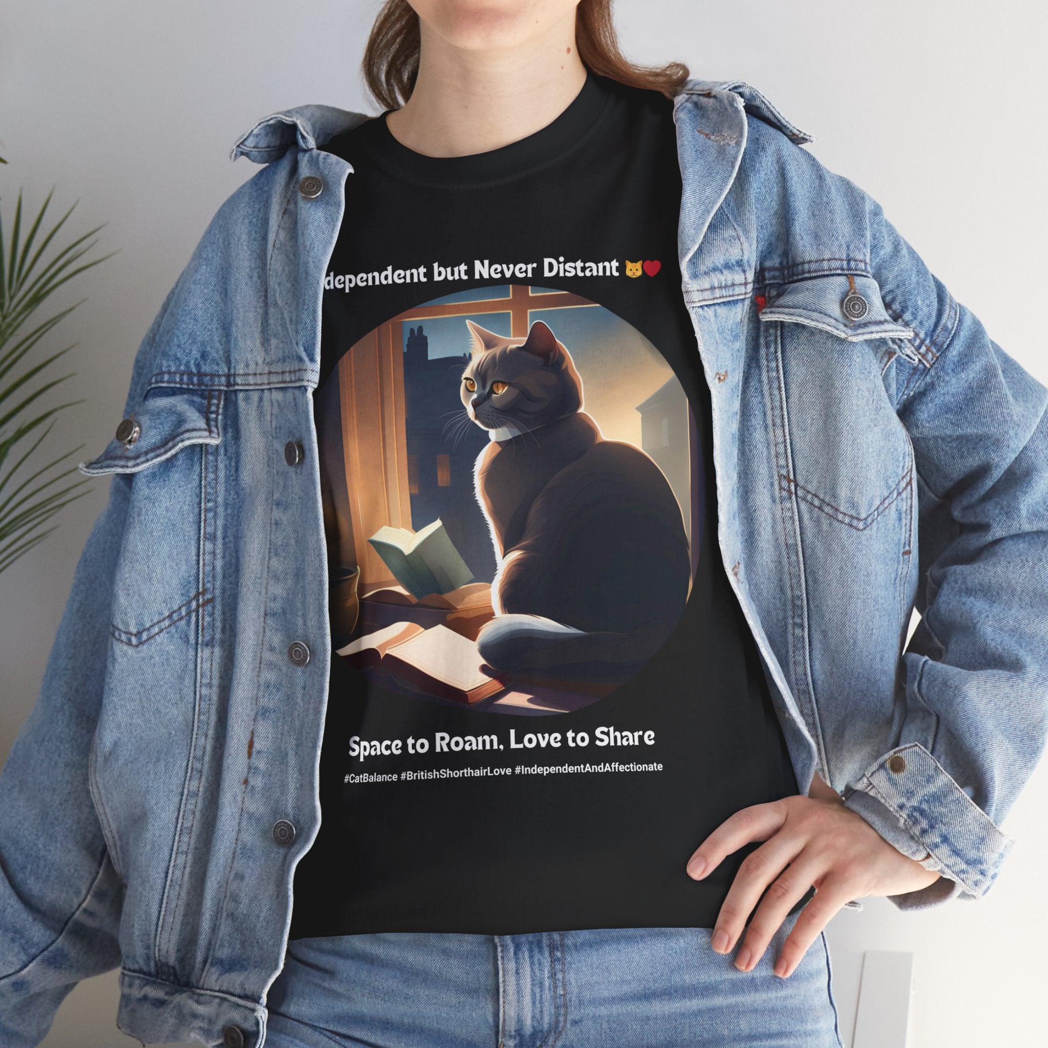 Unisex - Space to Roam, Love to Share: British Shorthair T-Shirt