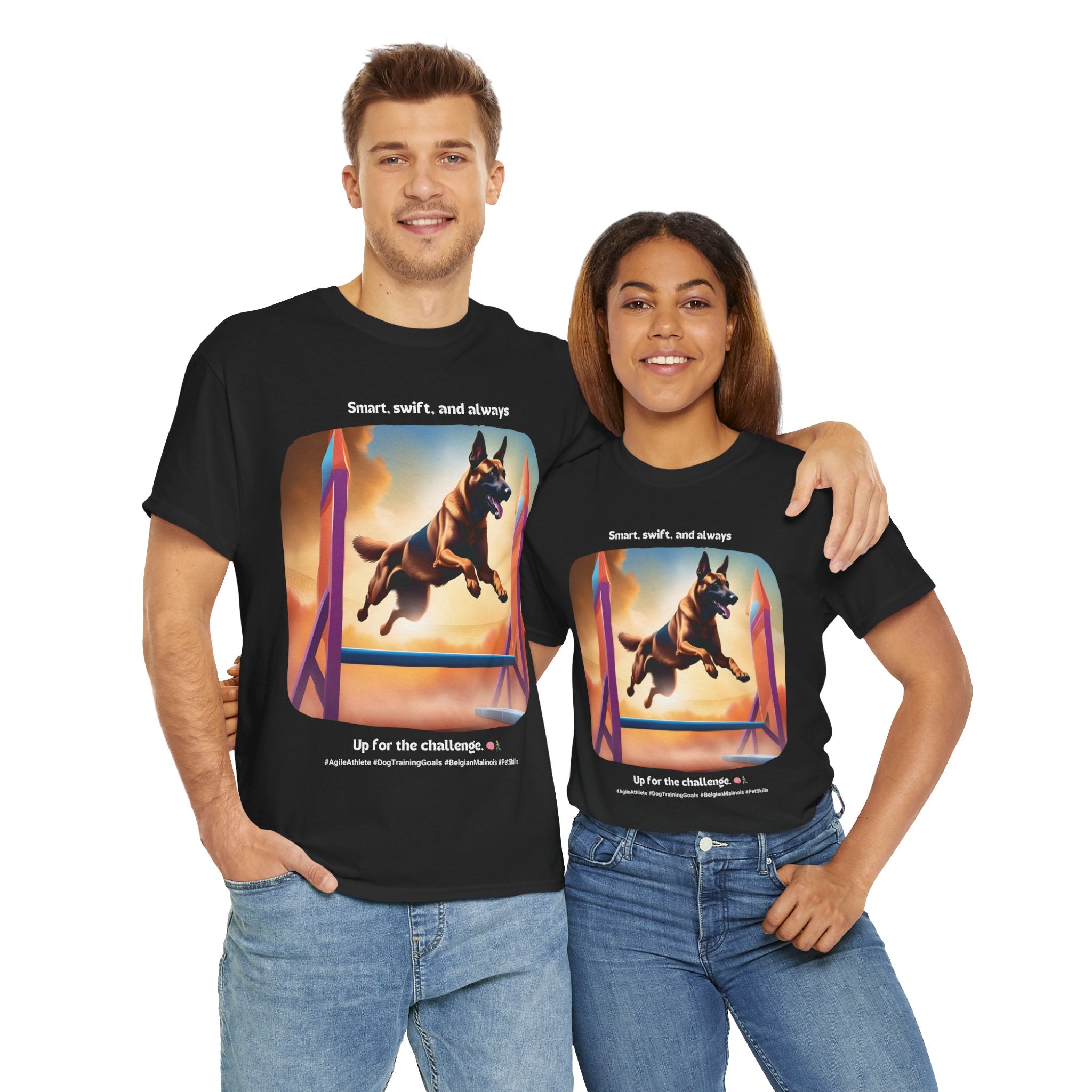 Unisex - Agile Athlete: Belgian Malinois T-Shirt